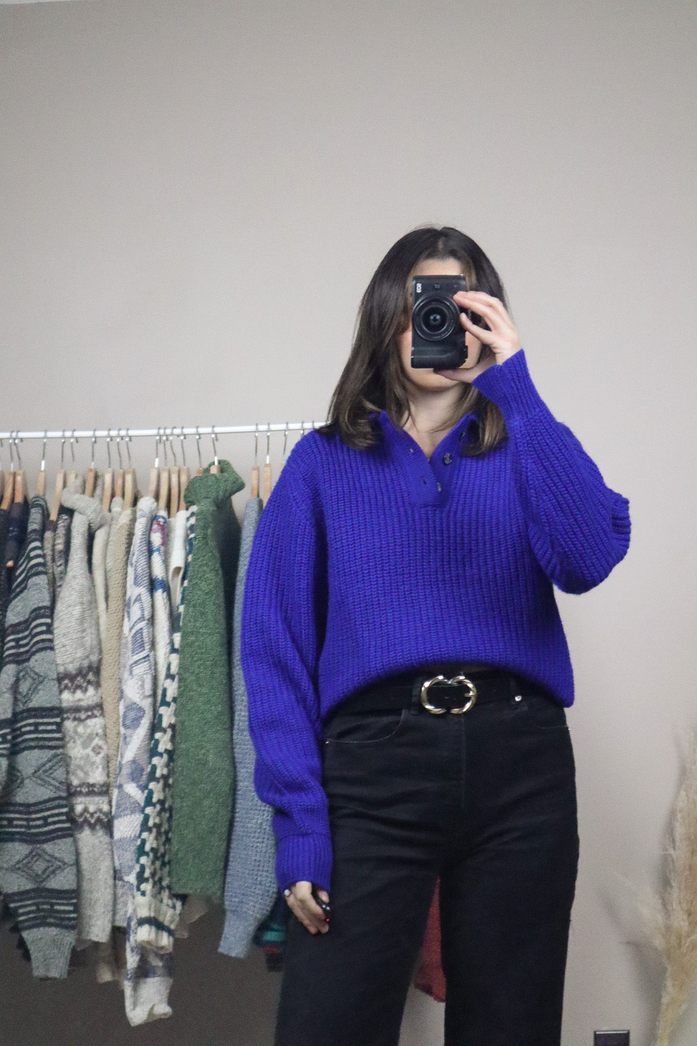 Vintage x Wool Collared Knit (S)