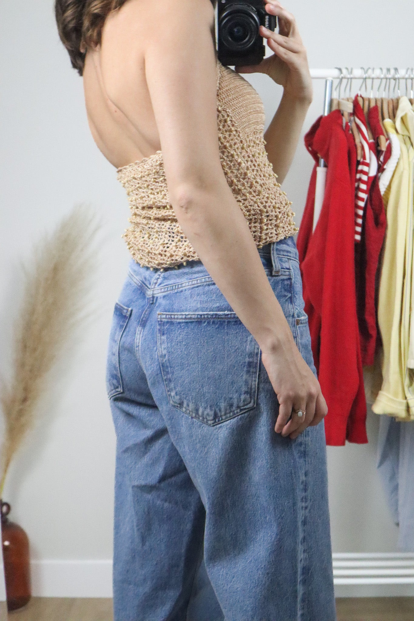 Vintage x Shell Crochet Tank (S)
