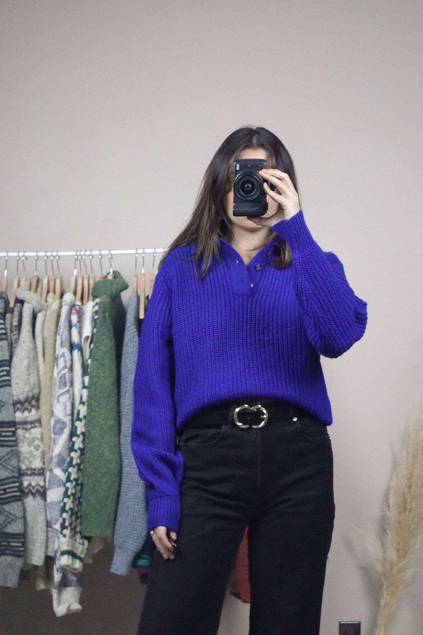 Vintage x Wool Collared Knit (S)