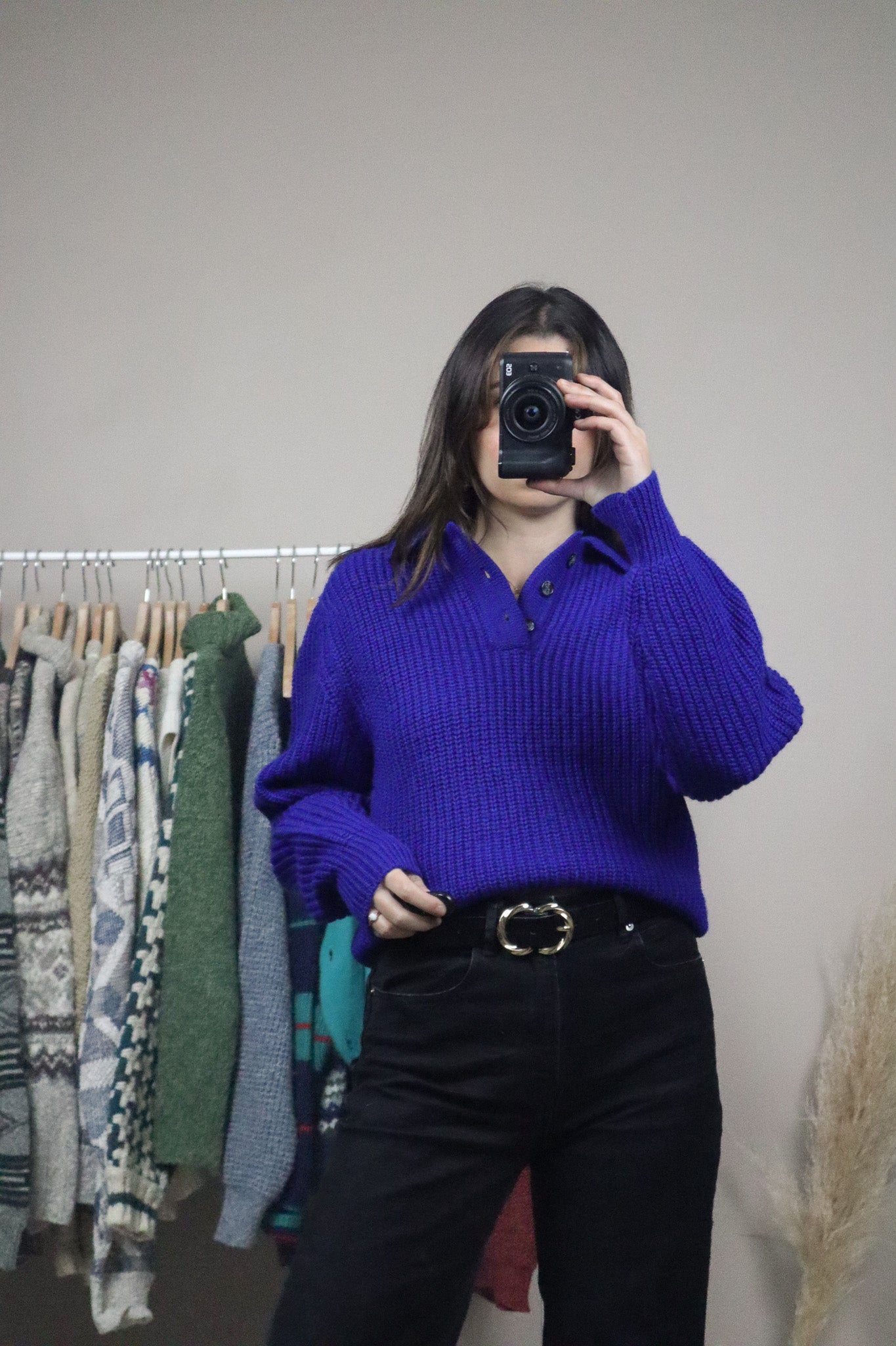 Vintage x Wool Collared Knit (S)