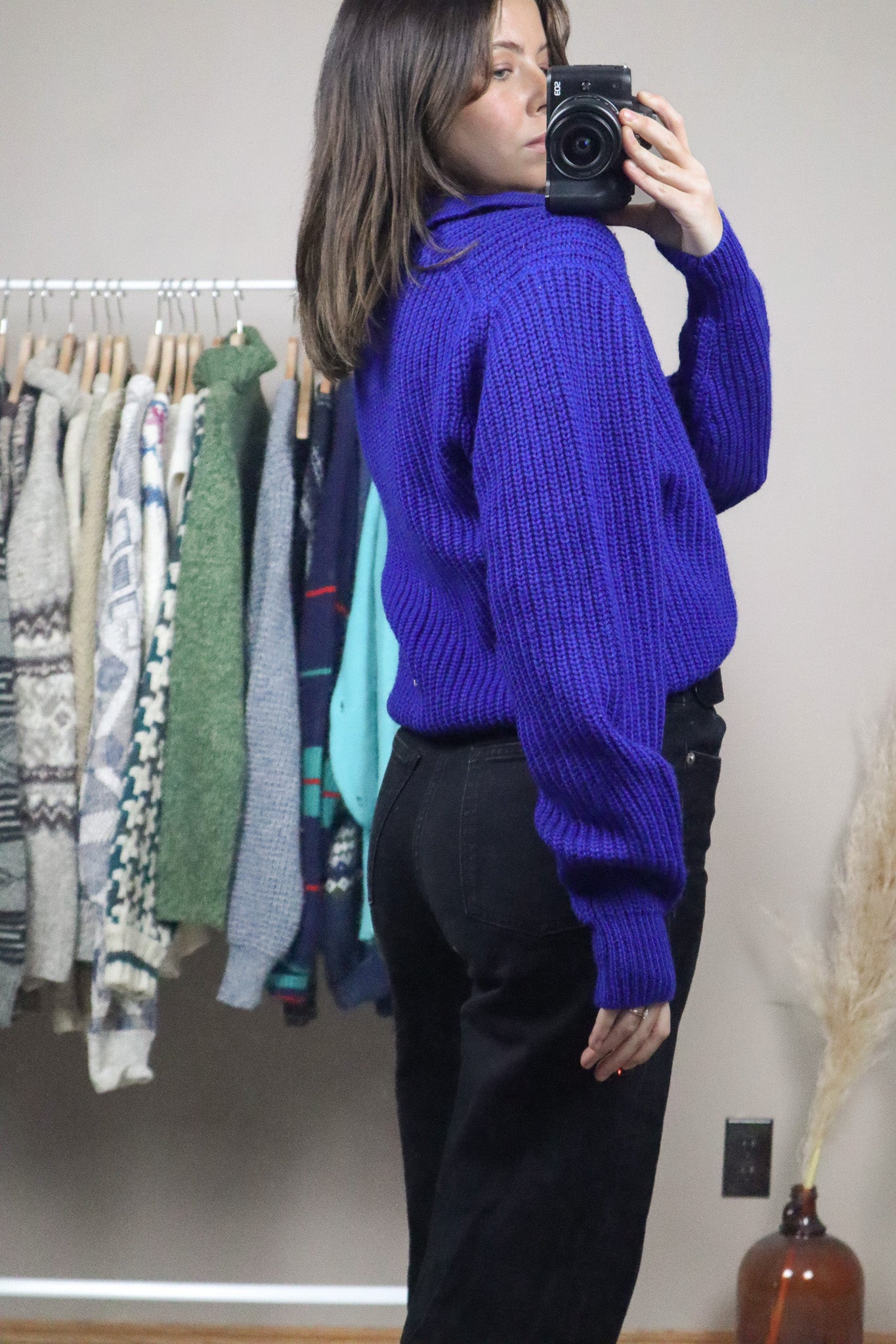 Vintage x Wool Collared Knit (S)