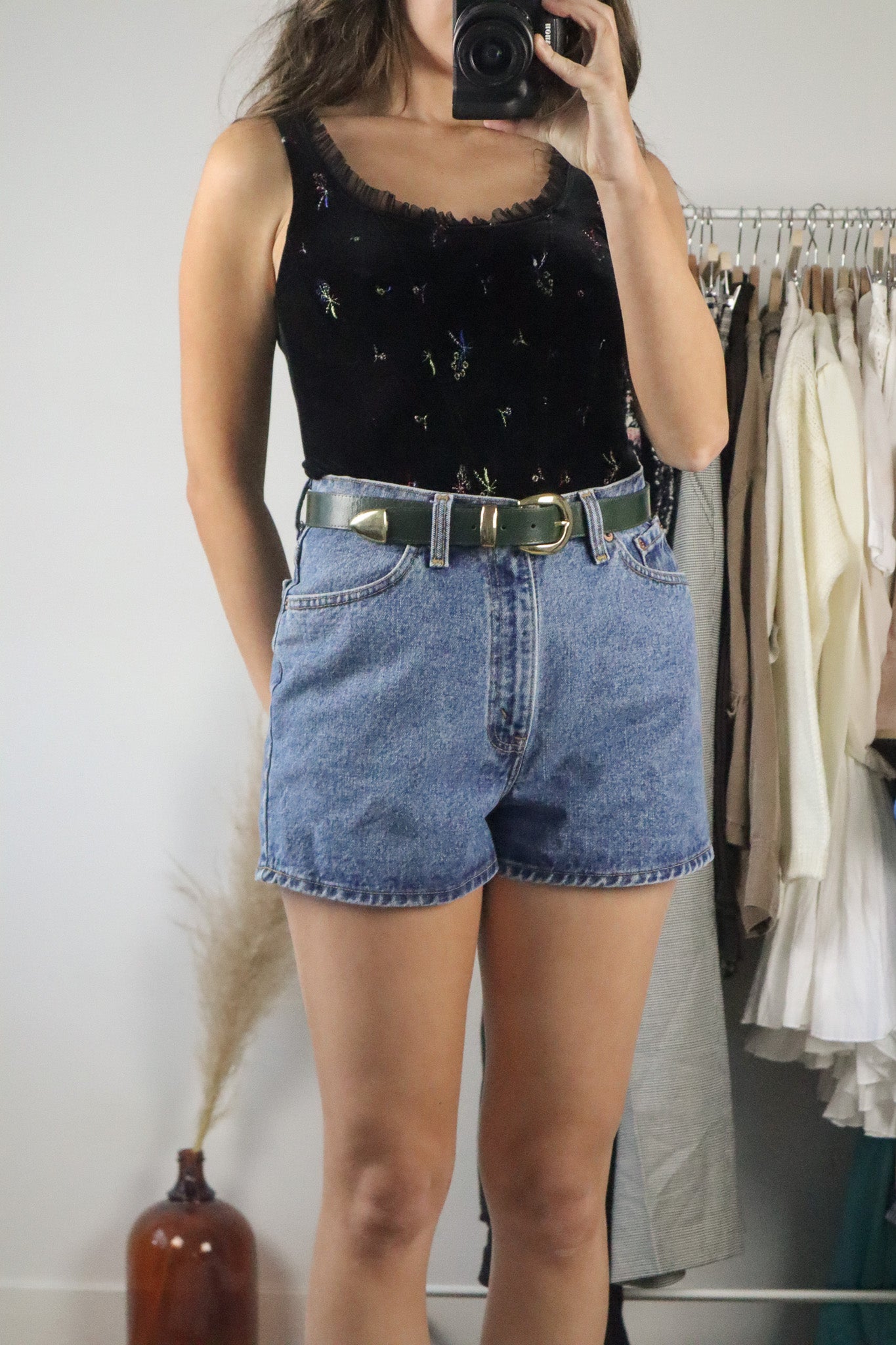 Made in Canada x Vintage x Leather Belt (S/M)
