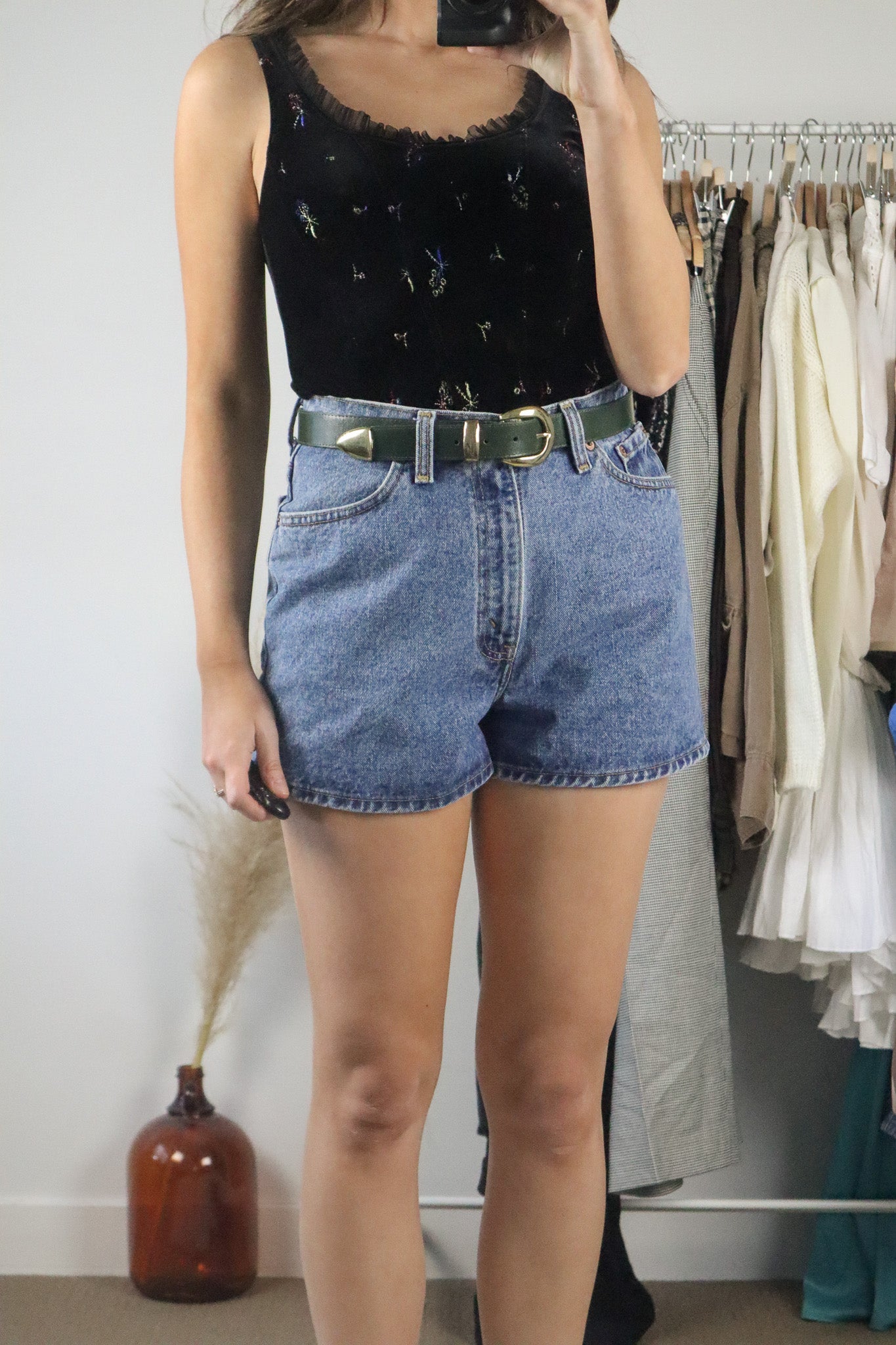 Made in Canada x Vintage x Leather Belt (S/M)