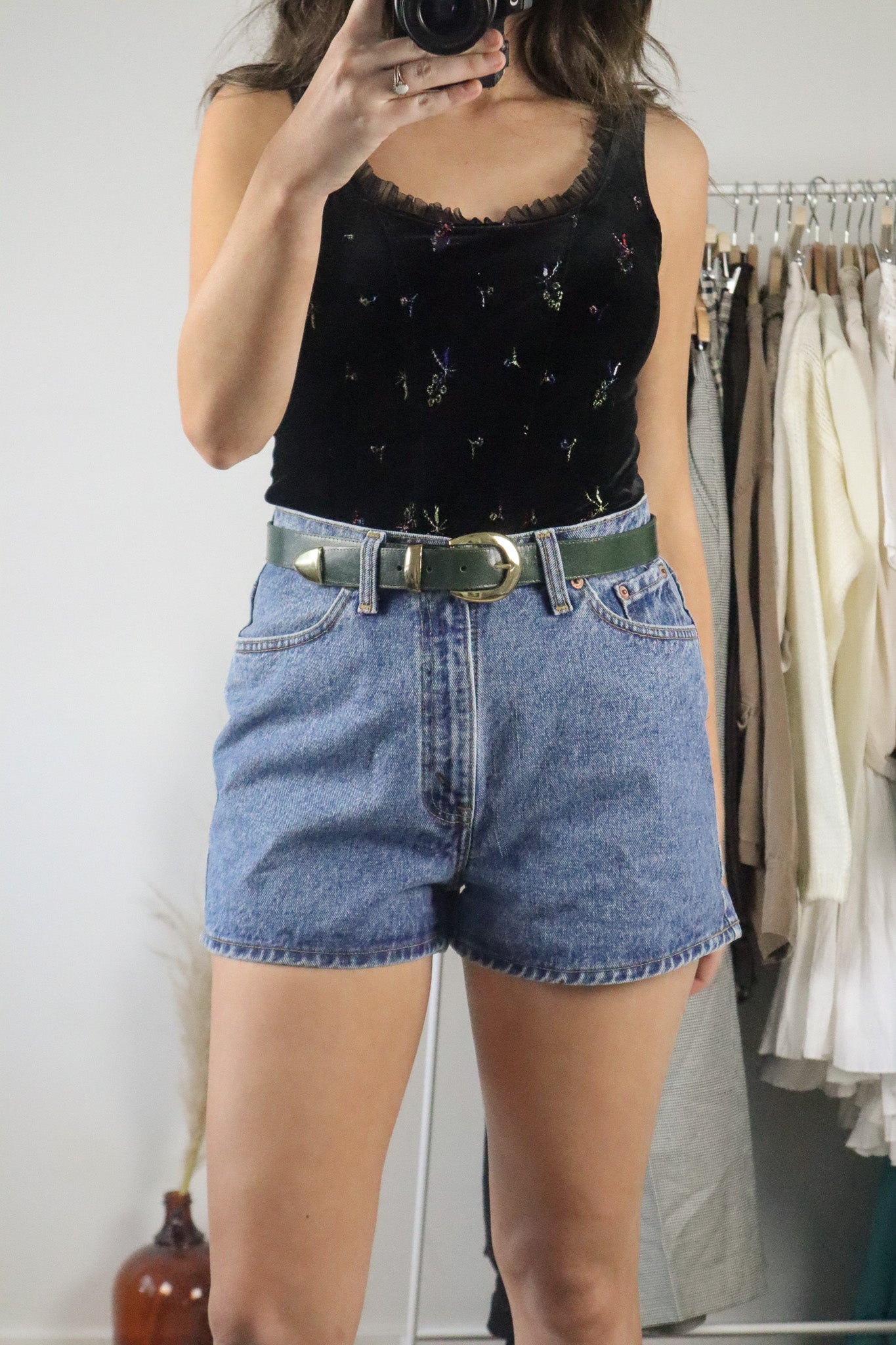 Made in Canada x Vintage x Leather Belt (S/M)