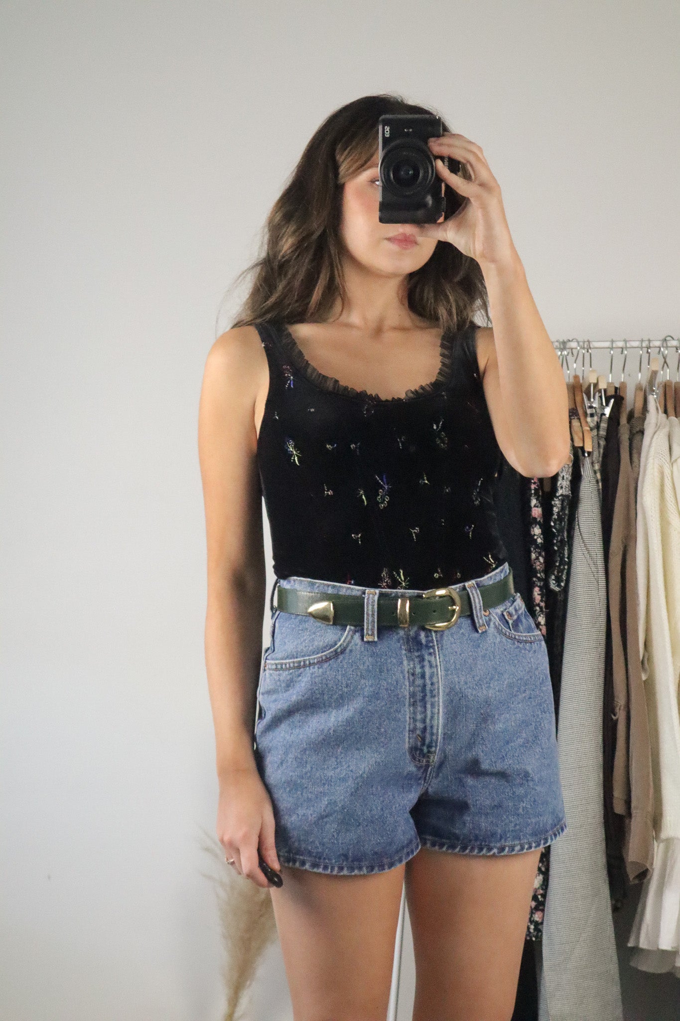 Vintage x Velvet Embroidered Tank (S)
