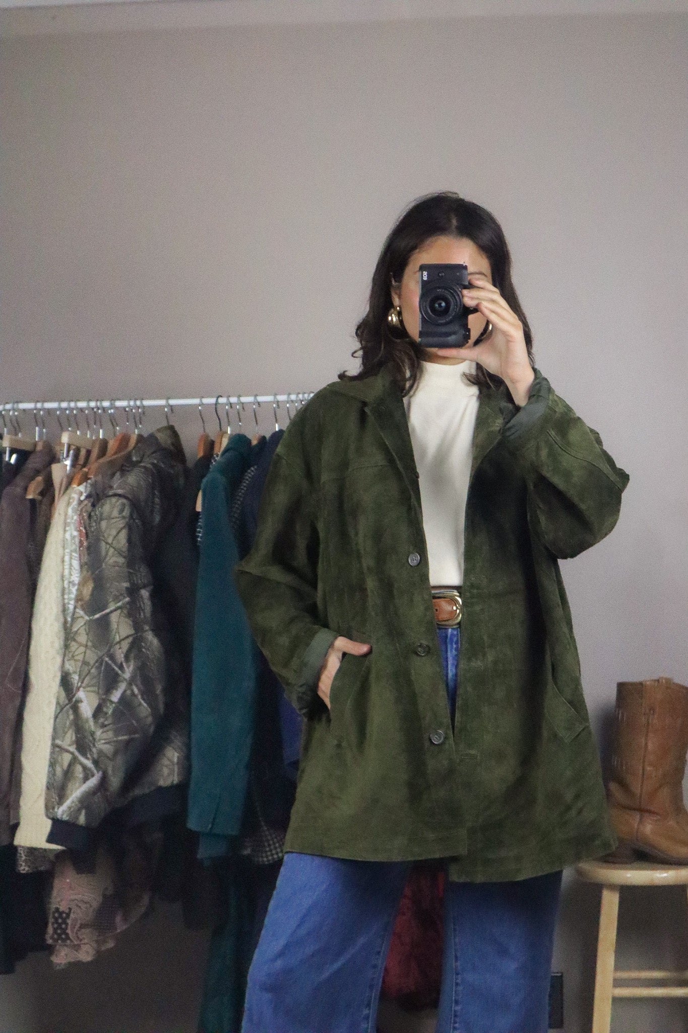 Made in Canada x Vintage x Suede Jacket (L/XL)
