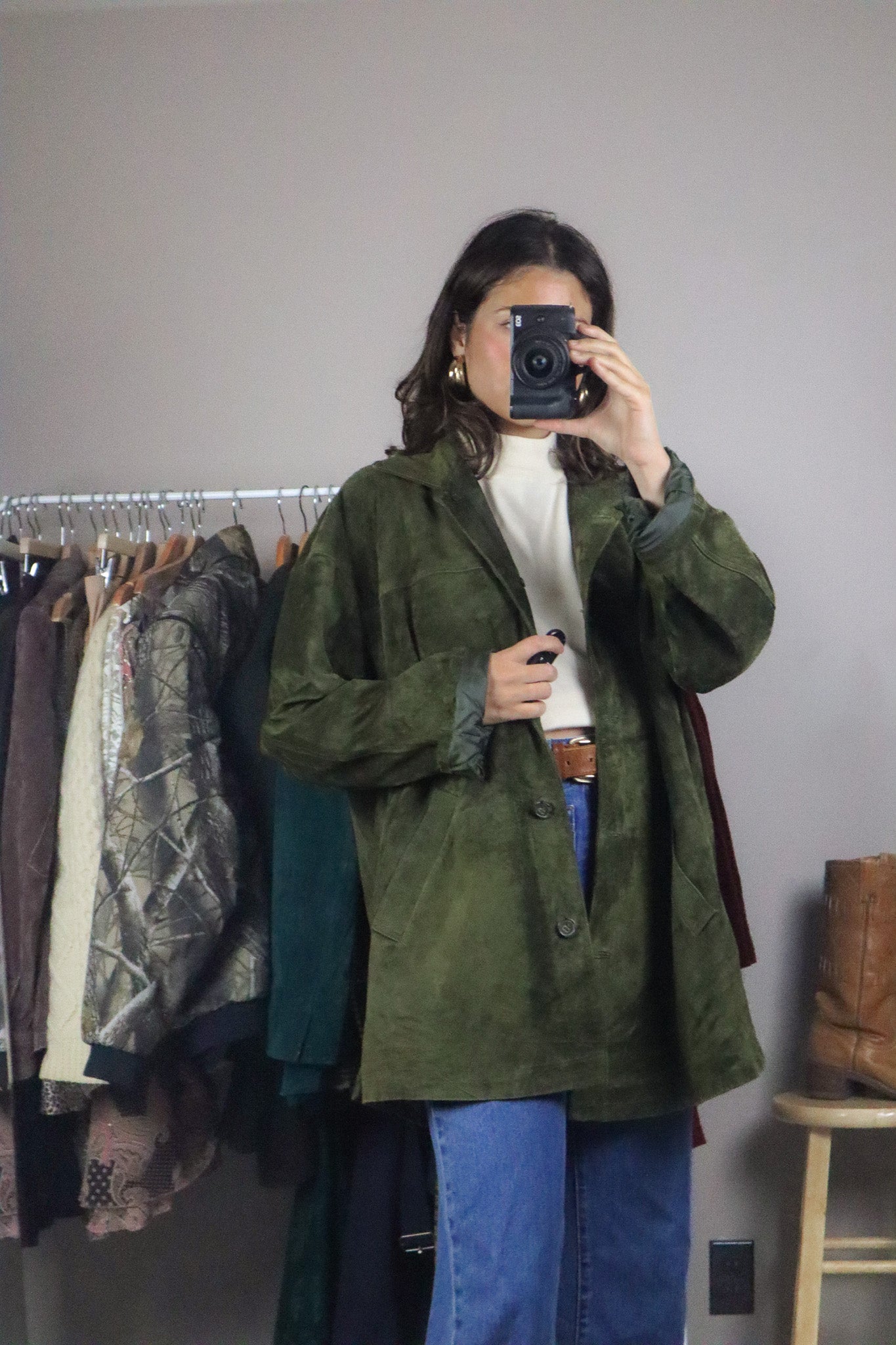 Made in Canada x Vintage x Suede Jacket (L/XL)