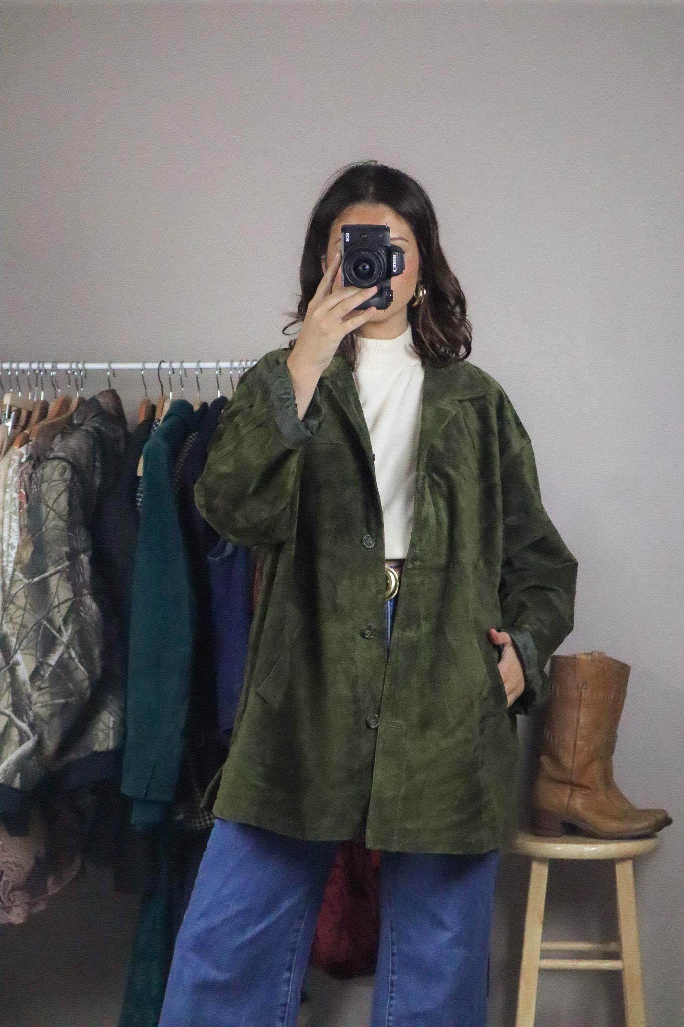Made in Canada x Vintage x Suede Jacket (L/XL)