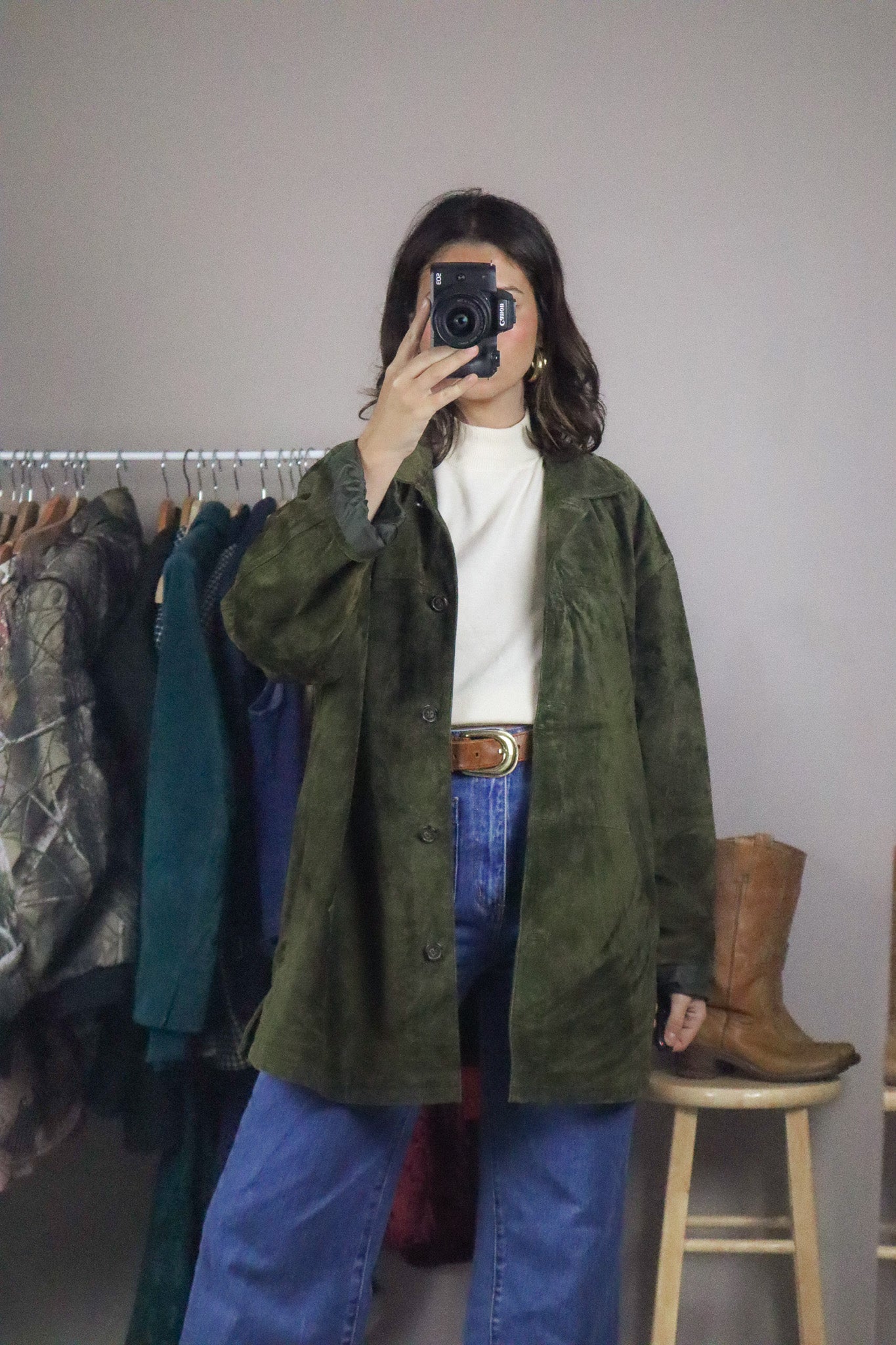 Made in Canada x Vintage x Suede Jacket (L/XL)