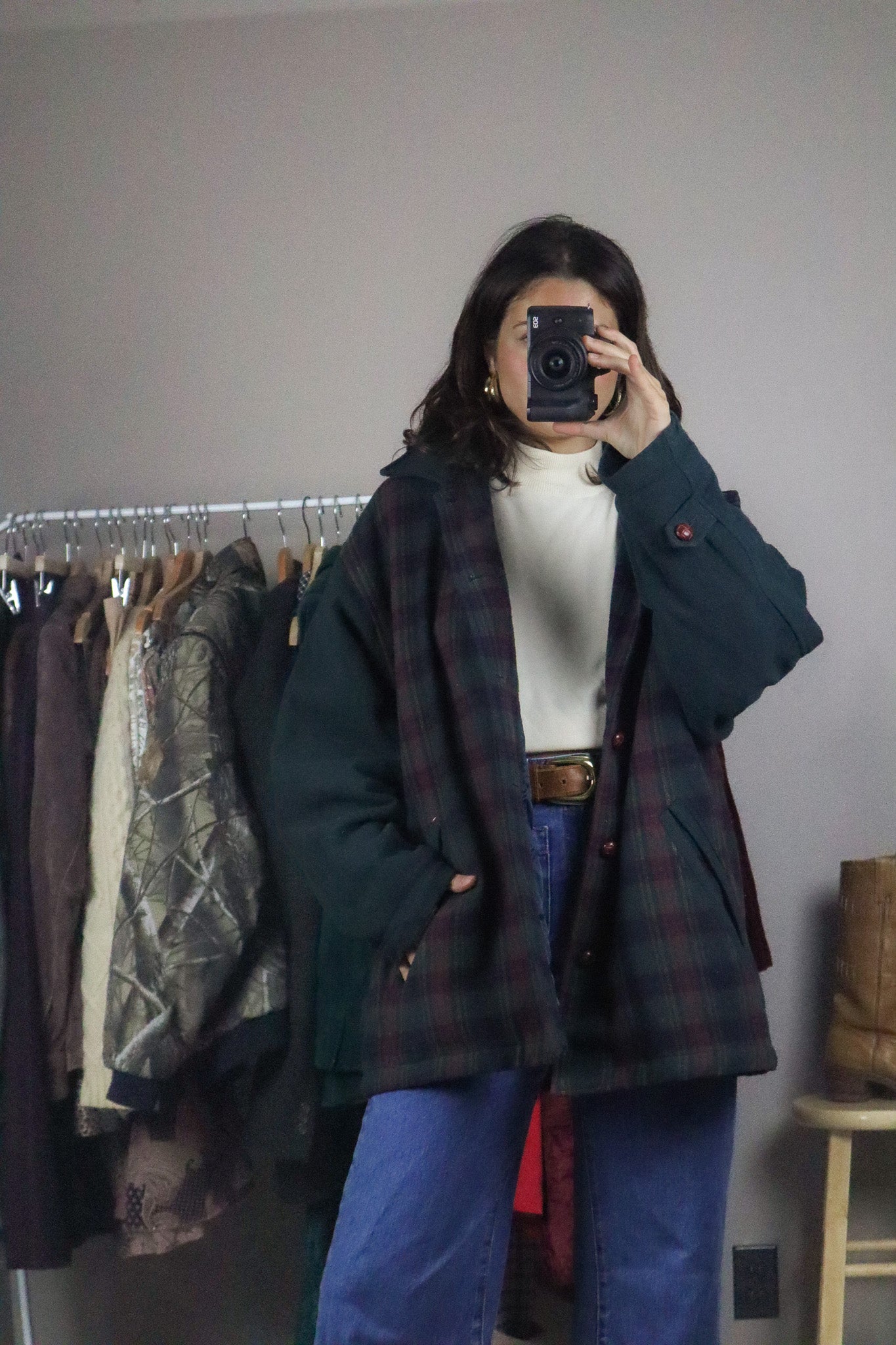 Vintage x Plaid Jacket (L)