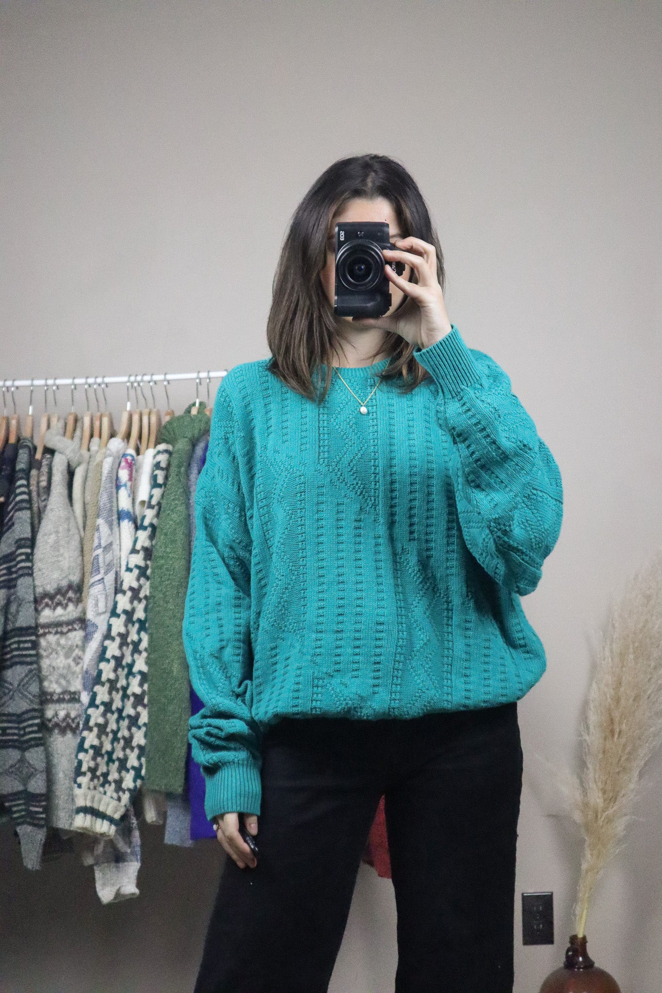 Made in Canada x Vintage x Textured Knit (XL)