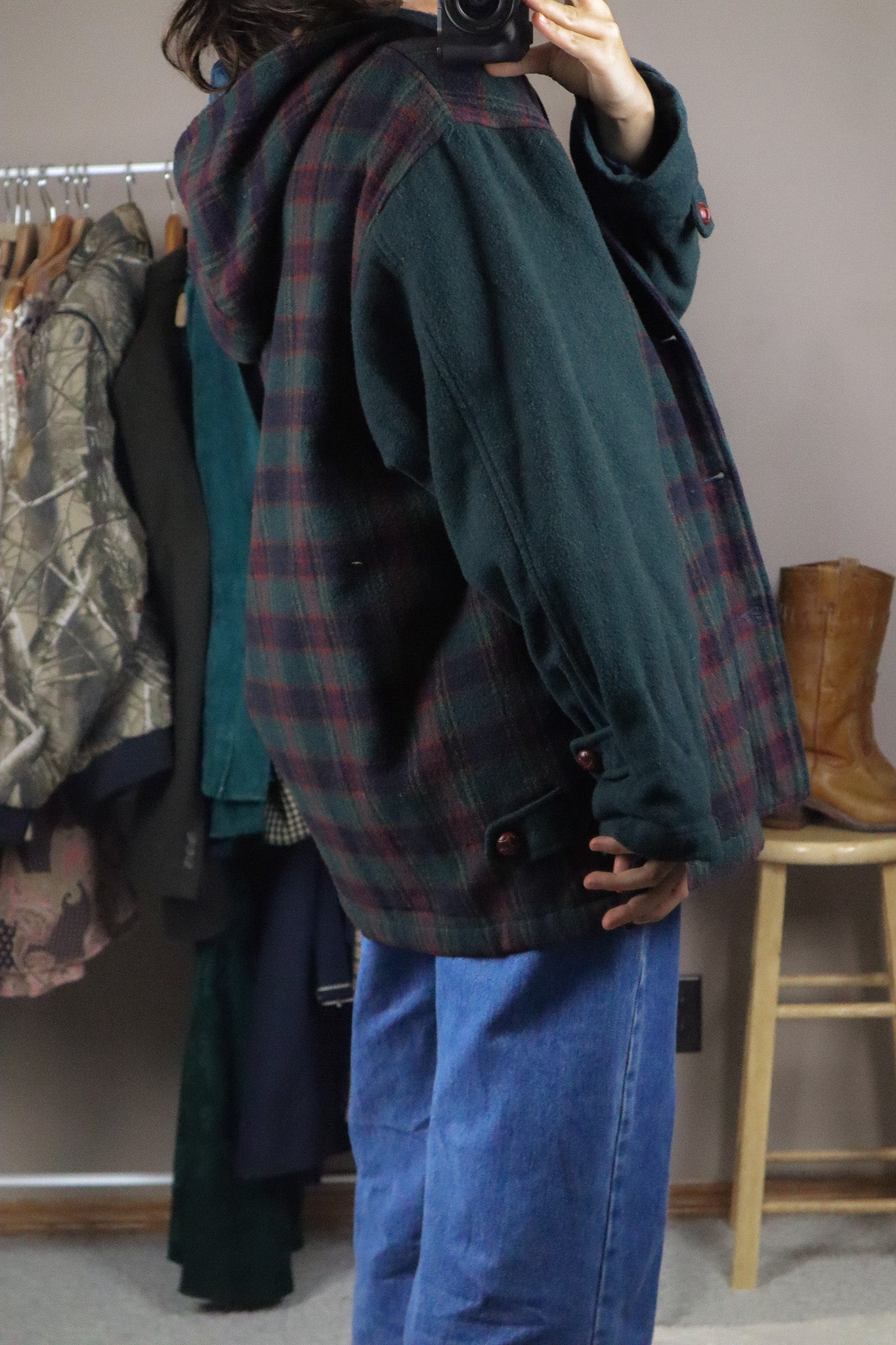 Vintage x Plaid Jacket (L)