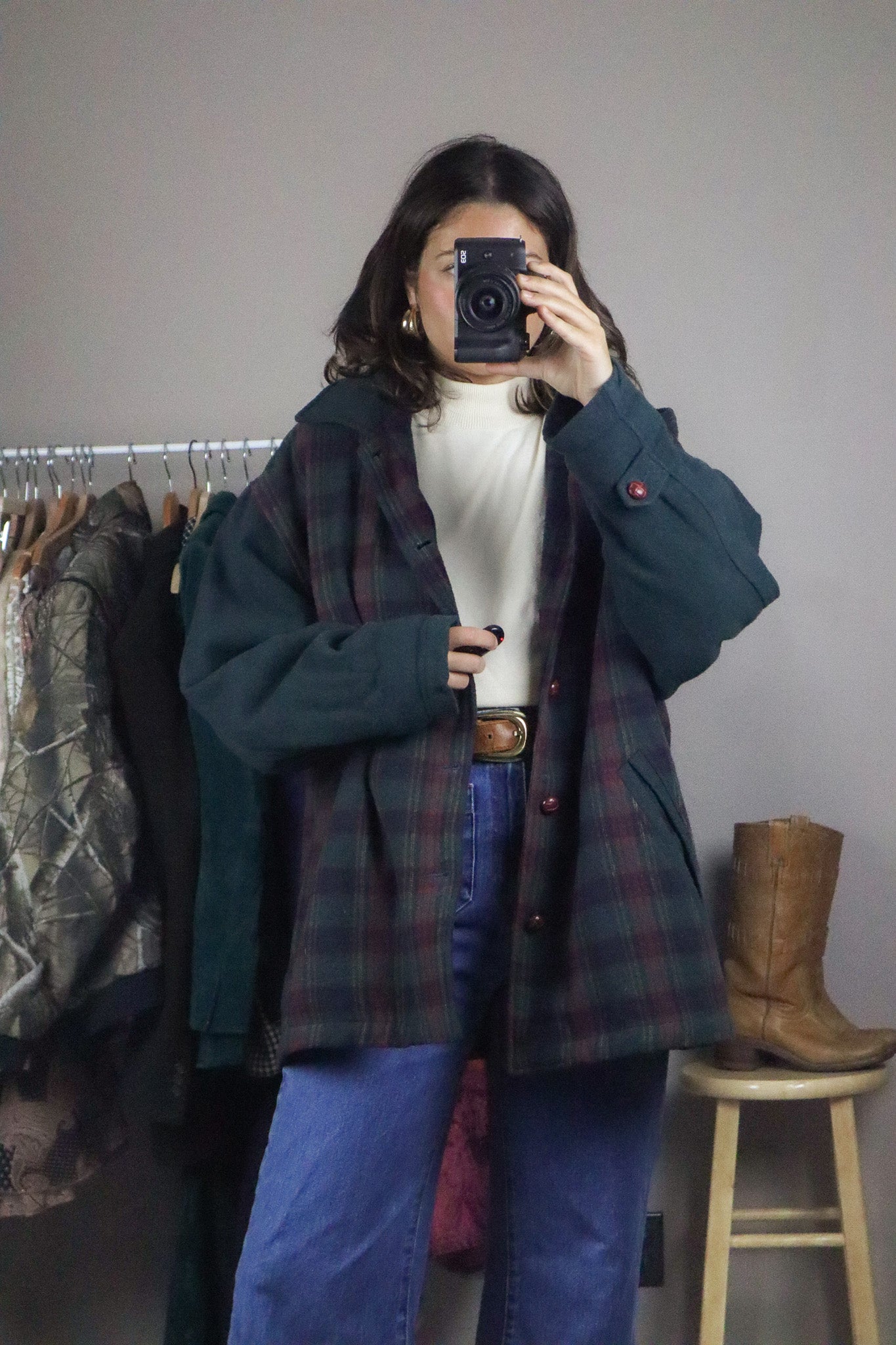 Vintage x Plaid Jacket (L)