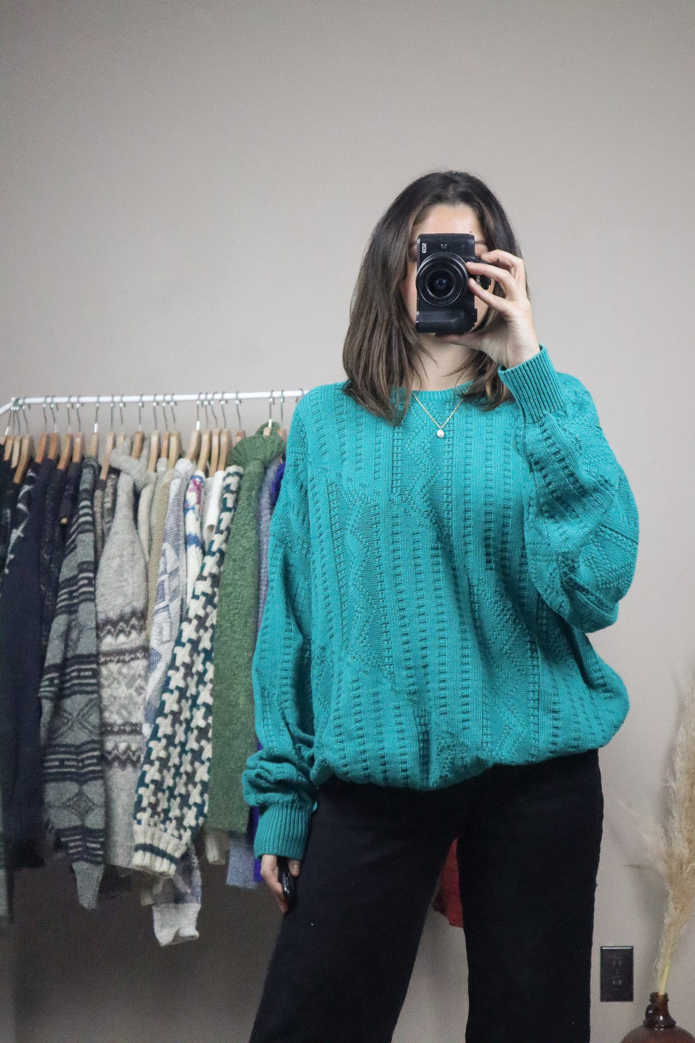 Made in Canada x Vintage x Textured Knit (XL)
