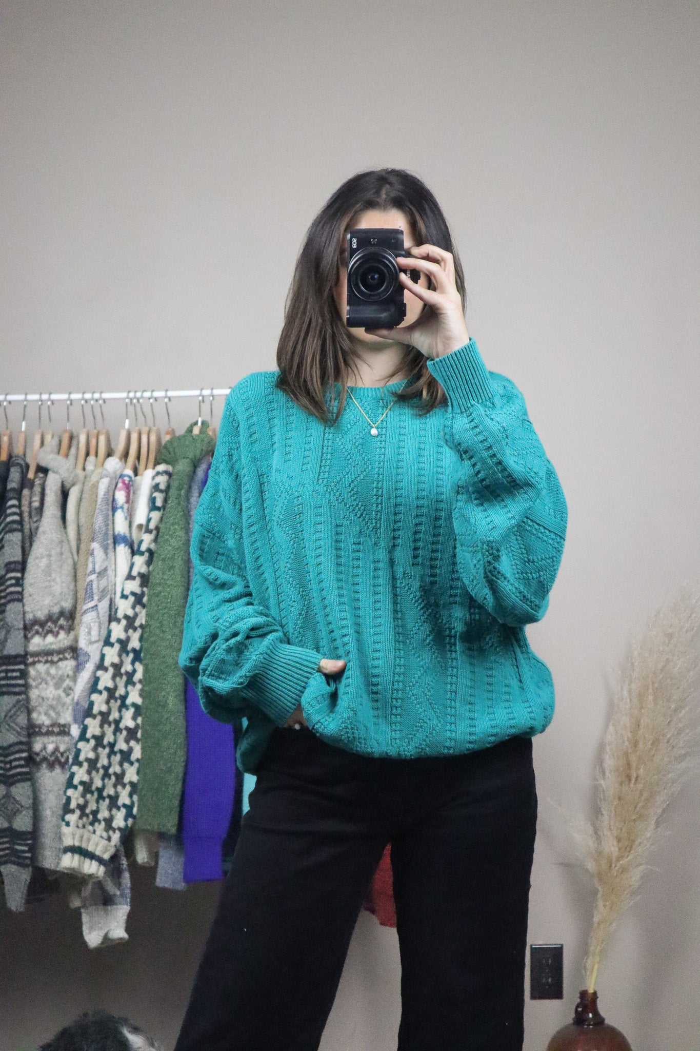 Made in Canada x Vintage x Textured Knit (XL)