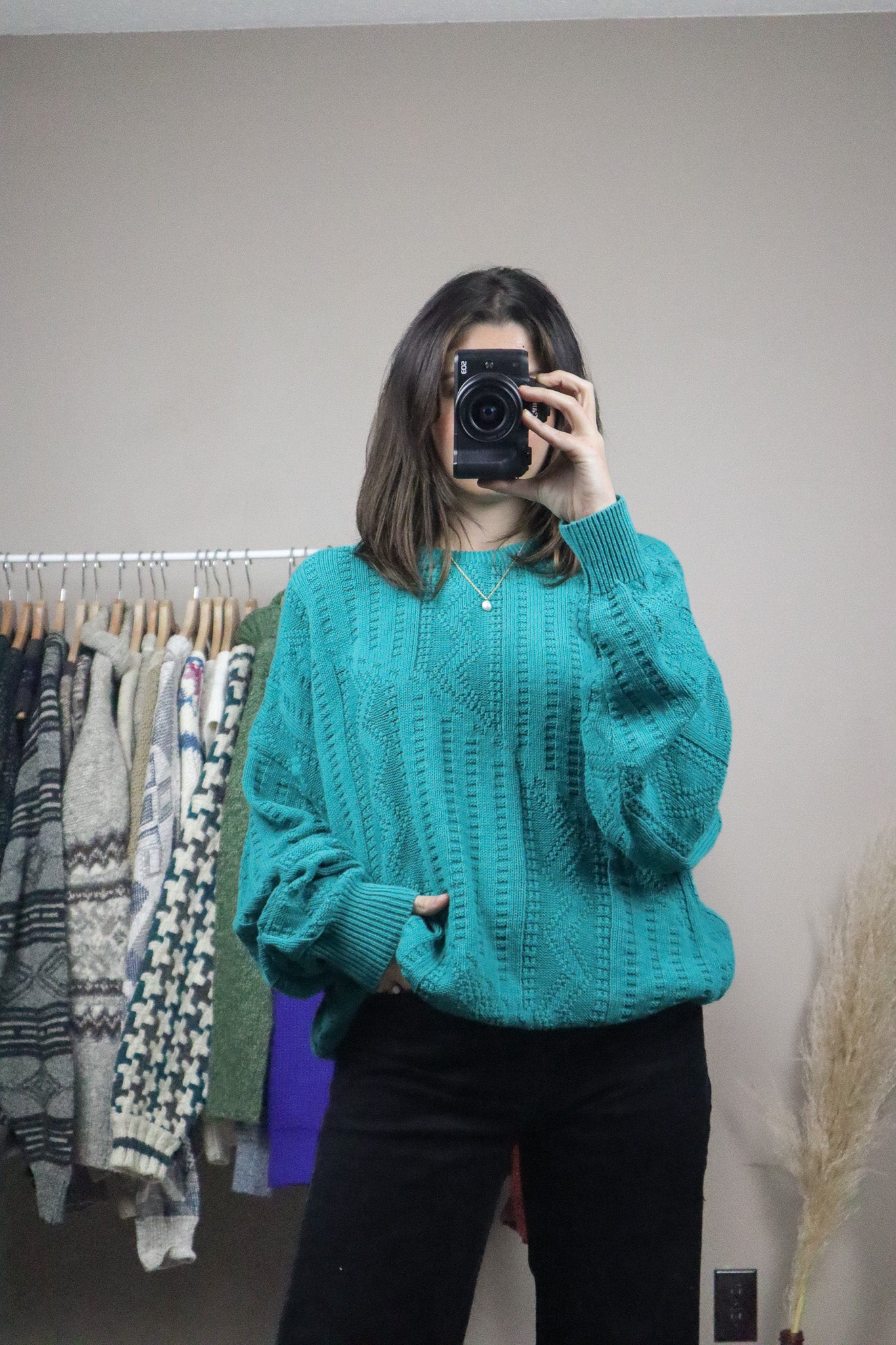 Made in Canada x Vintage x Textured Knit (XL)