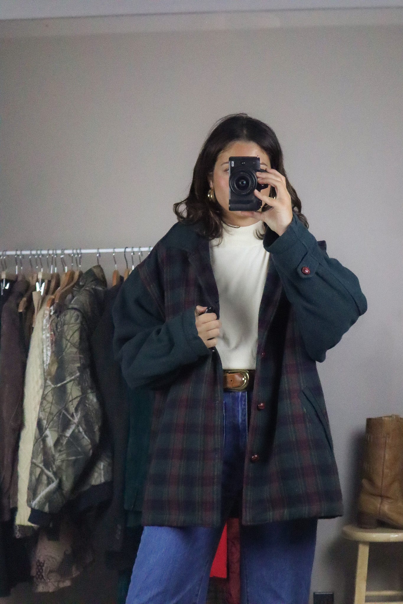 Vintage x Plaid Jacket (L)