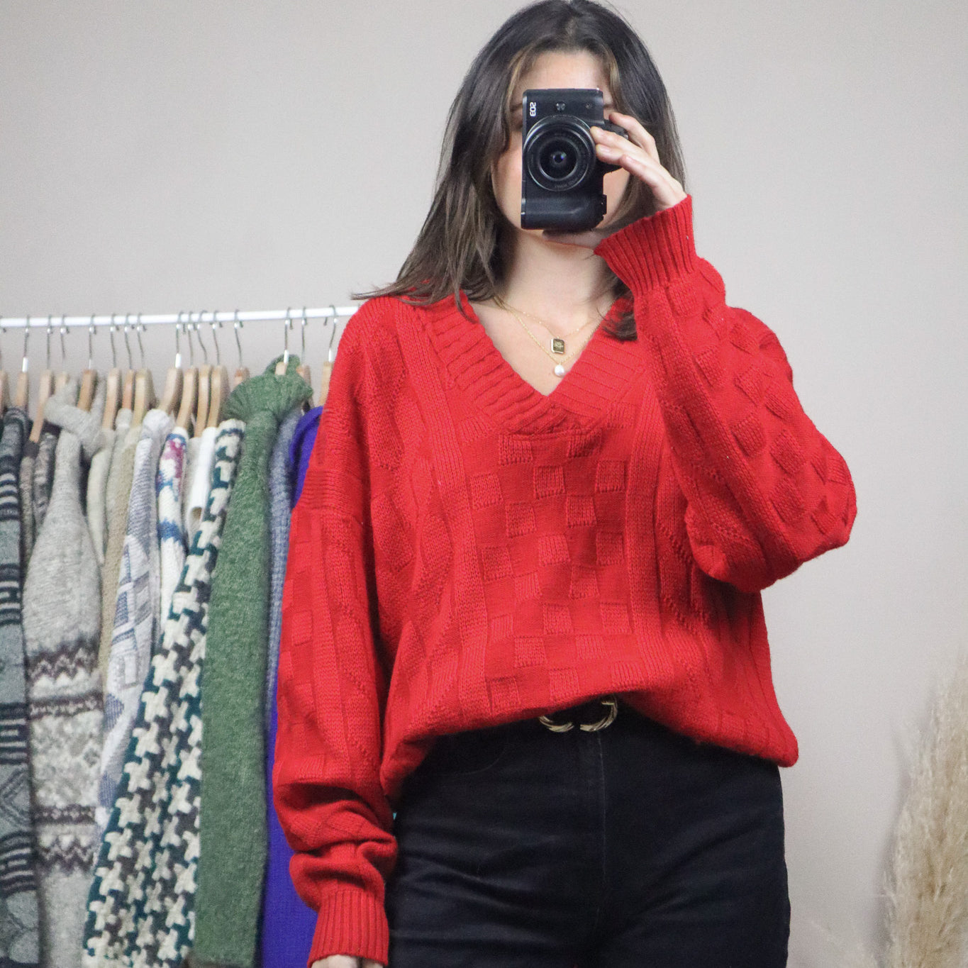 Made in Austria x Vintage x Wool Patterned (L)