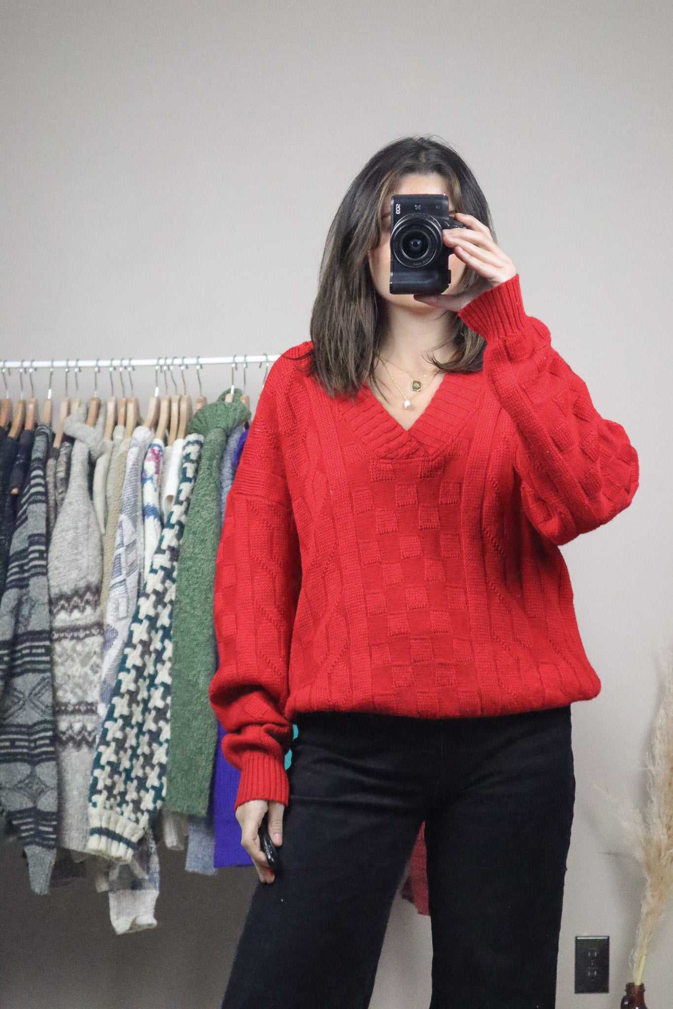 Made in Austria x Vintage x Wool Patterned (L)