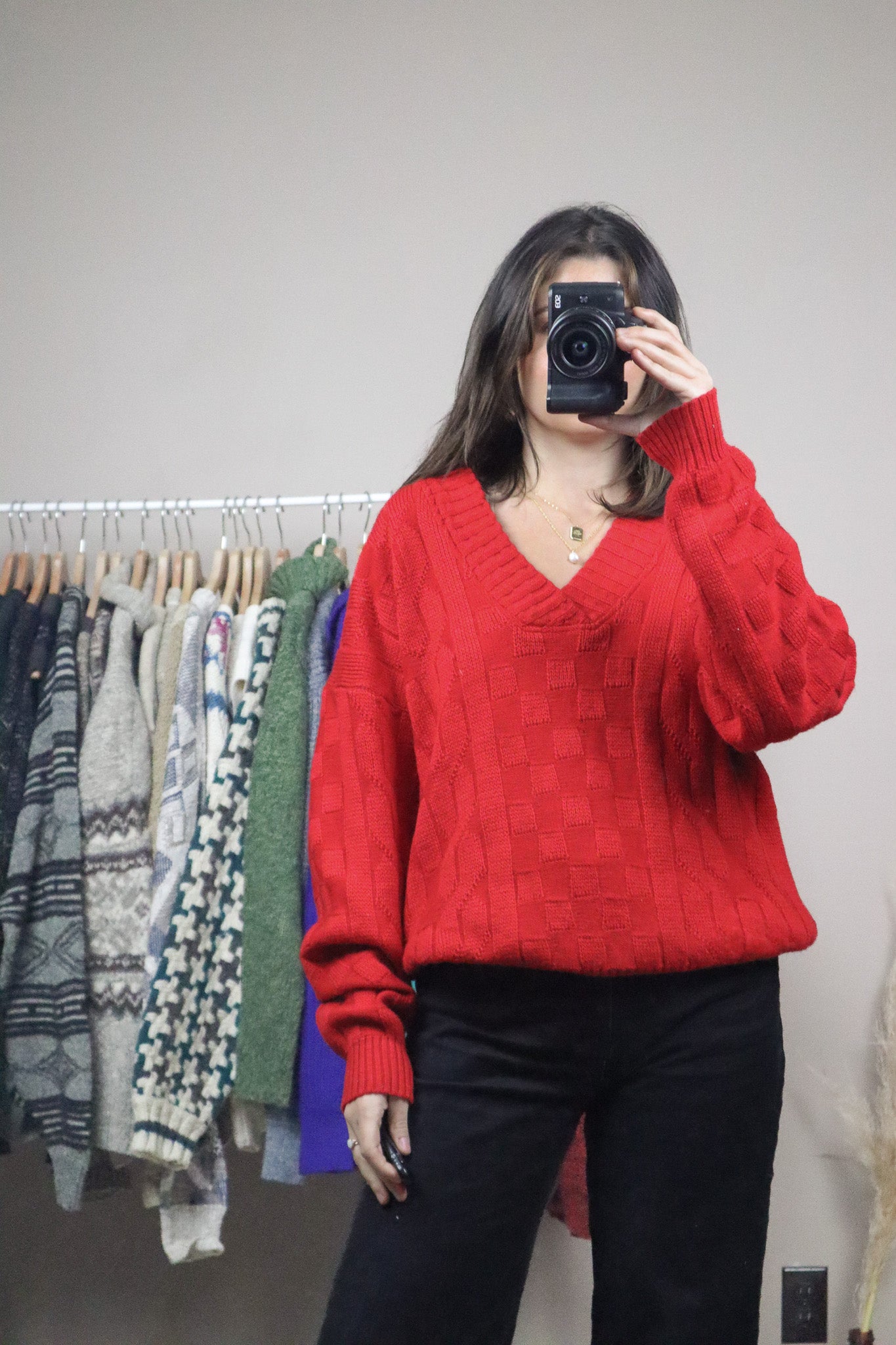 Made in Austria x Vintage x Wool Patterned (L)
