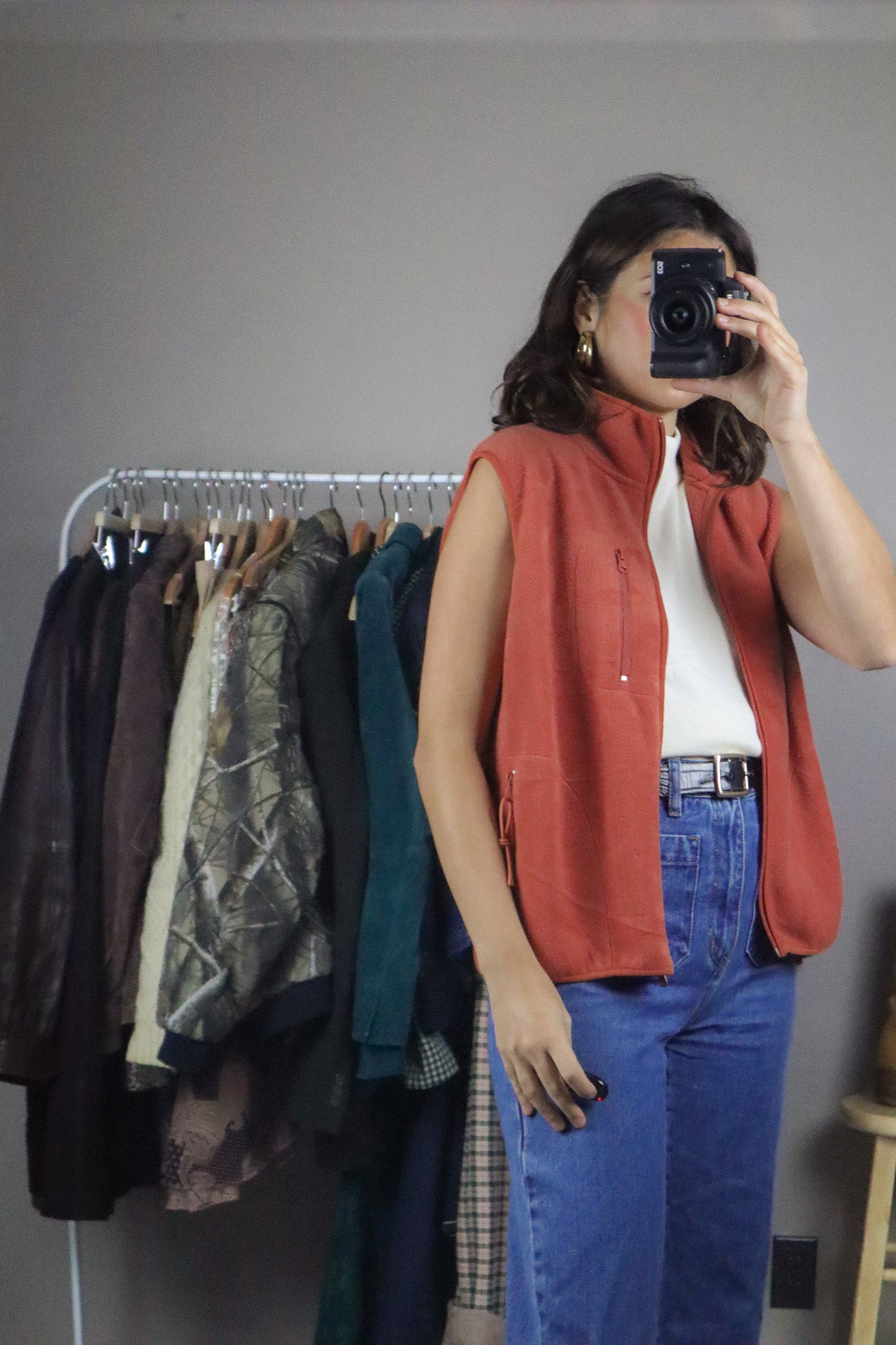 Vintage x Fleece Vest (S)