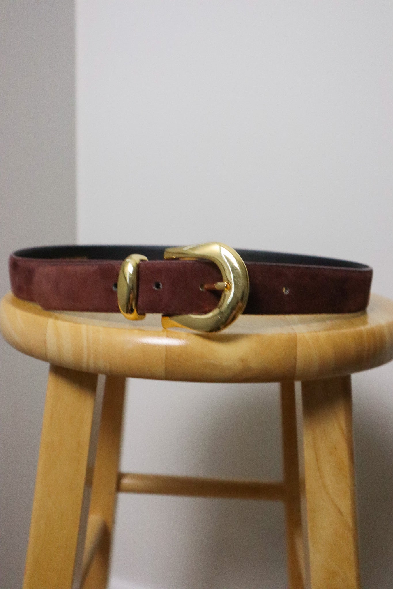 Vintage x Suede Belt (S)