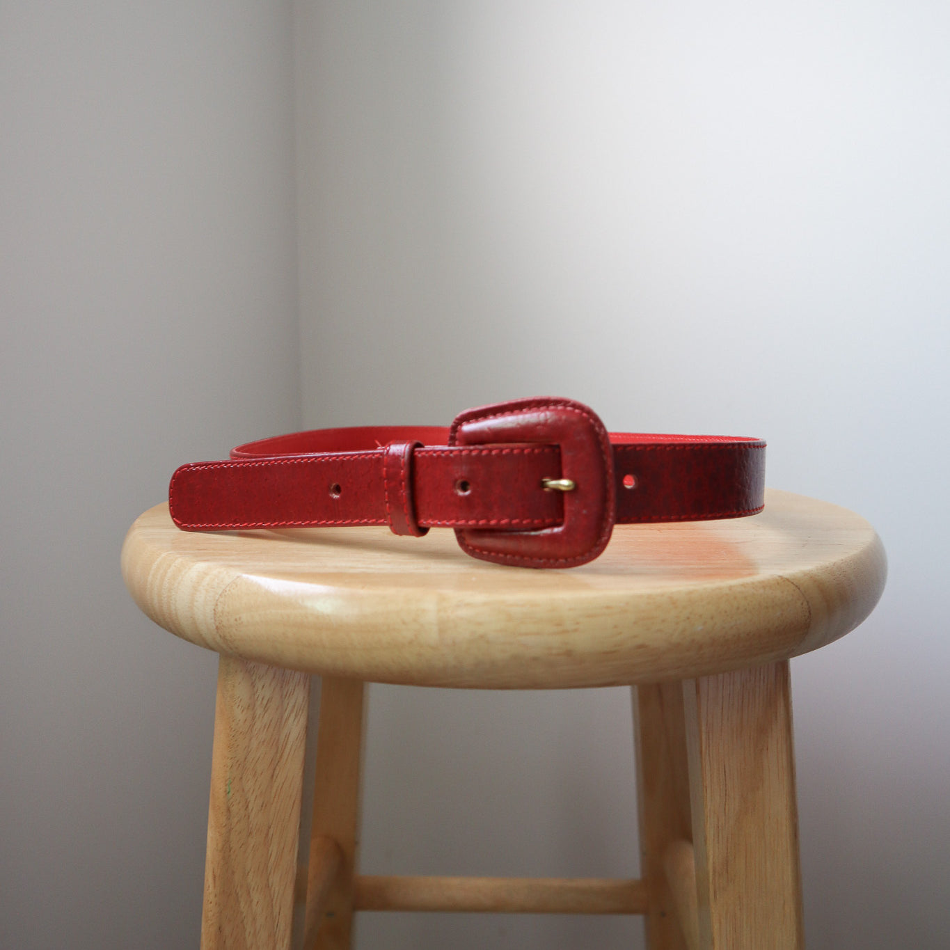 Vintage x Leather Belt (XS)