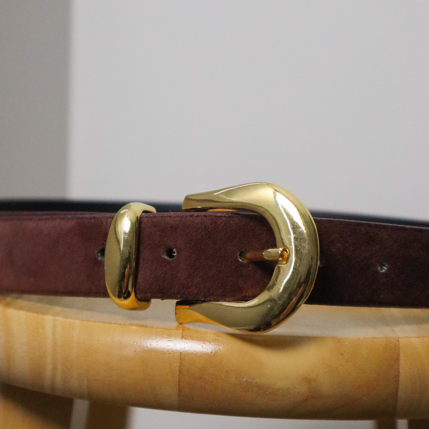 Vintage x Suede Belt (S)