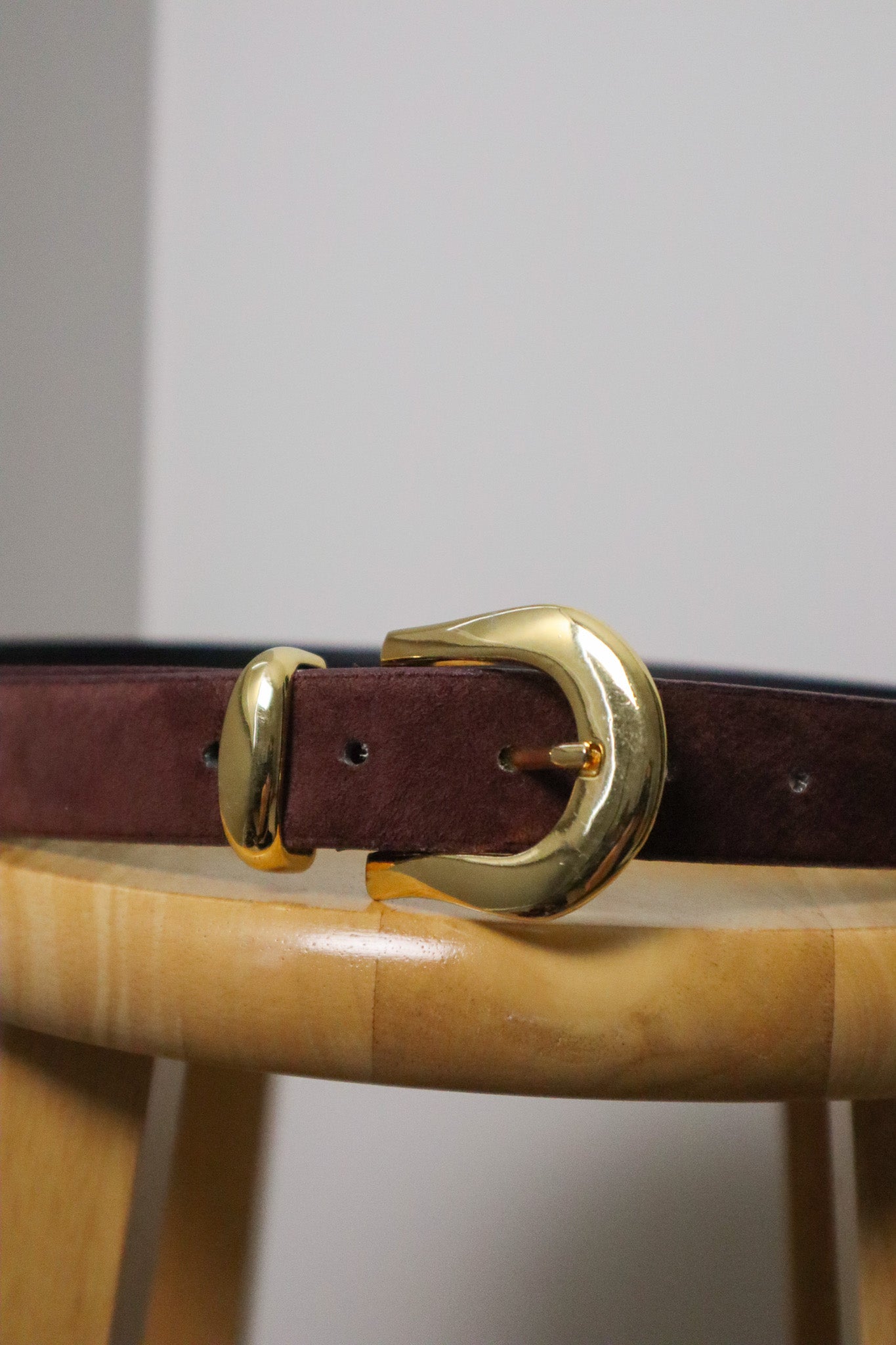 Vintage x Suede Belt (S)
