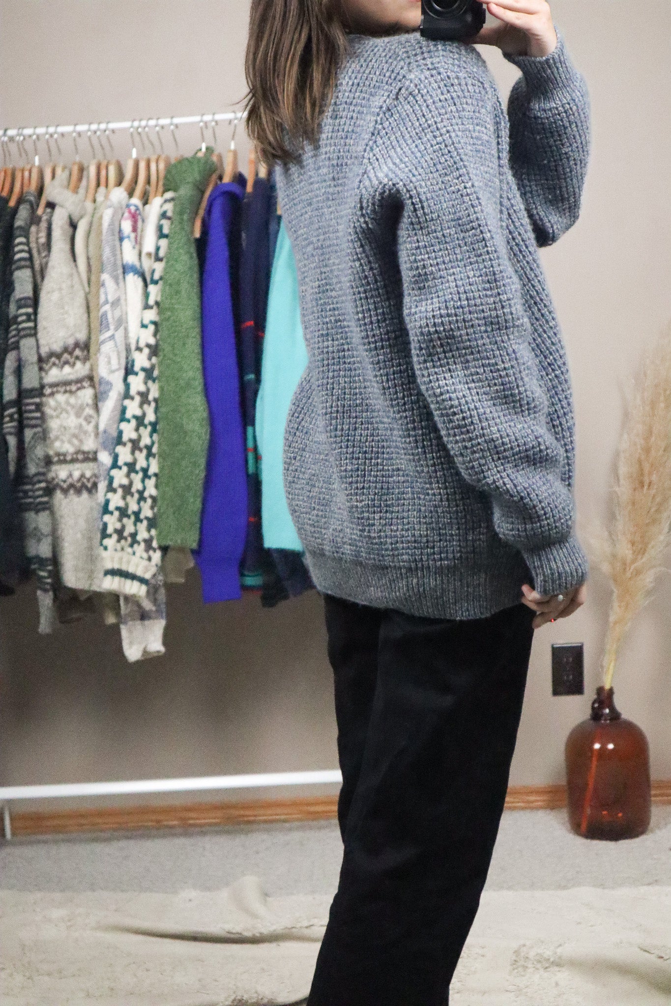 Made in Canada x Vintage x Wool Knit Cardigan (M)