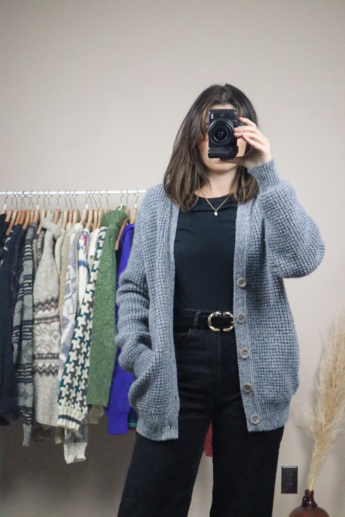 Made in Canada x Vintage x Wool Knit Cardigan (M)