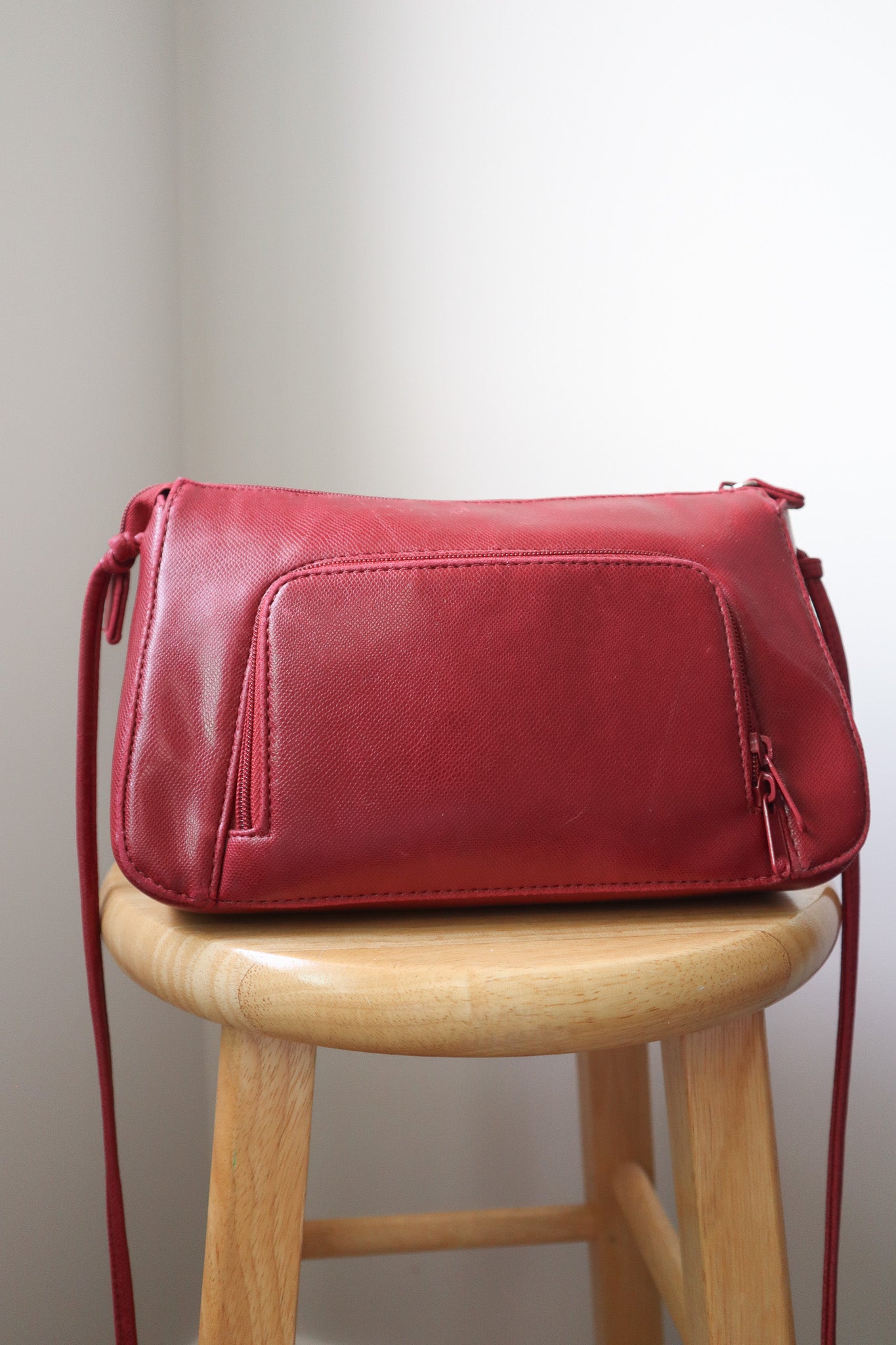 Vintage x Faux Leather Crossbody