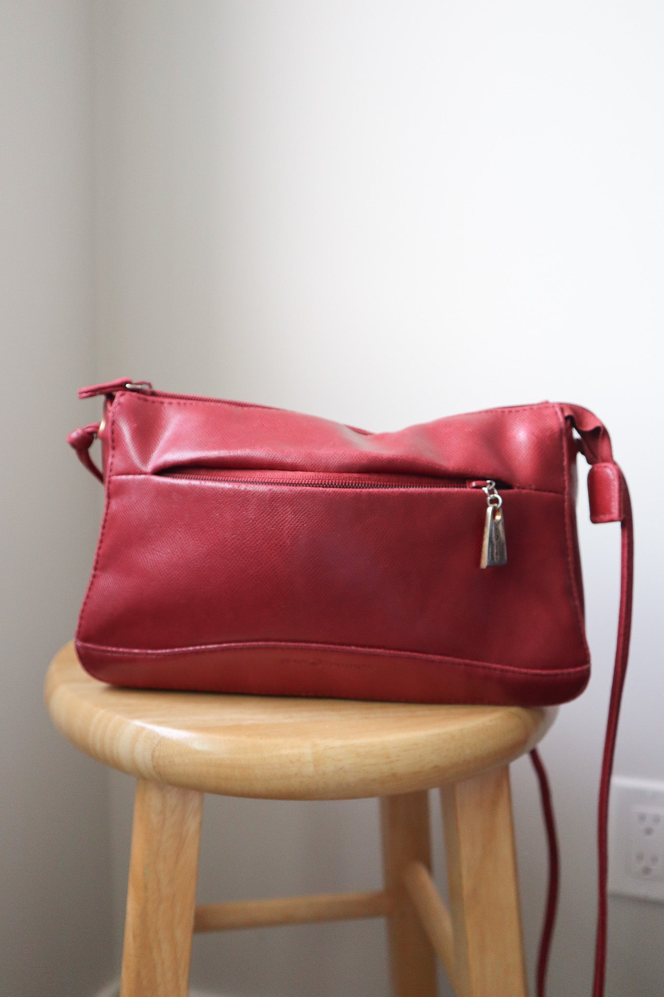 Vintage x Faux Leather Crossbody