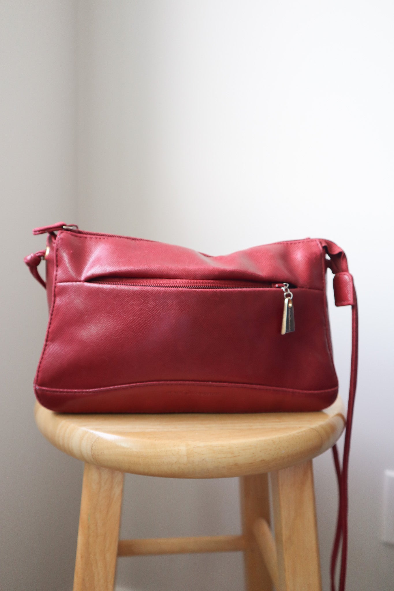 Vintage x Faux Leather Crossbody