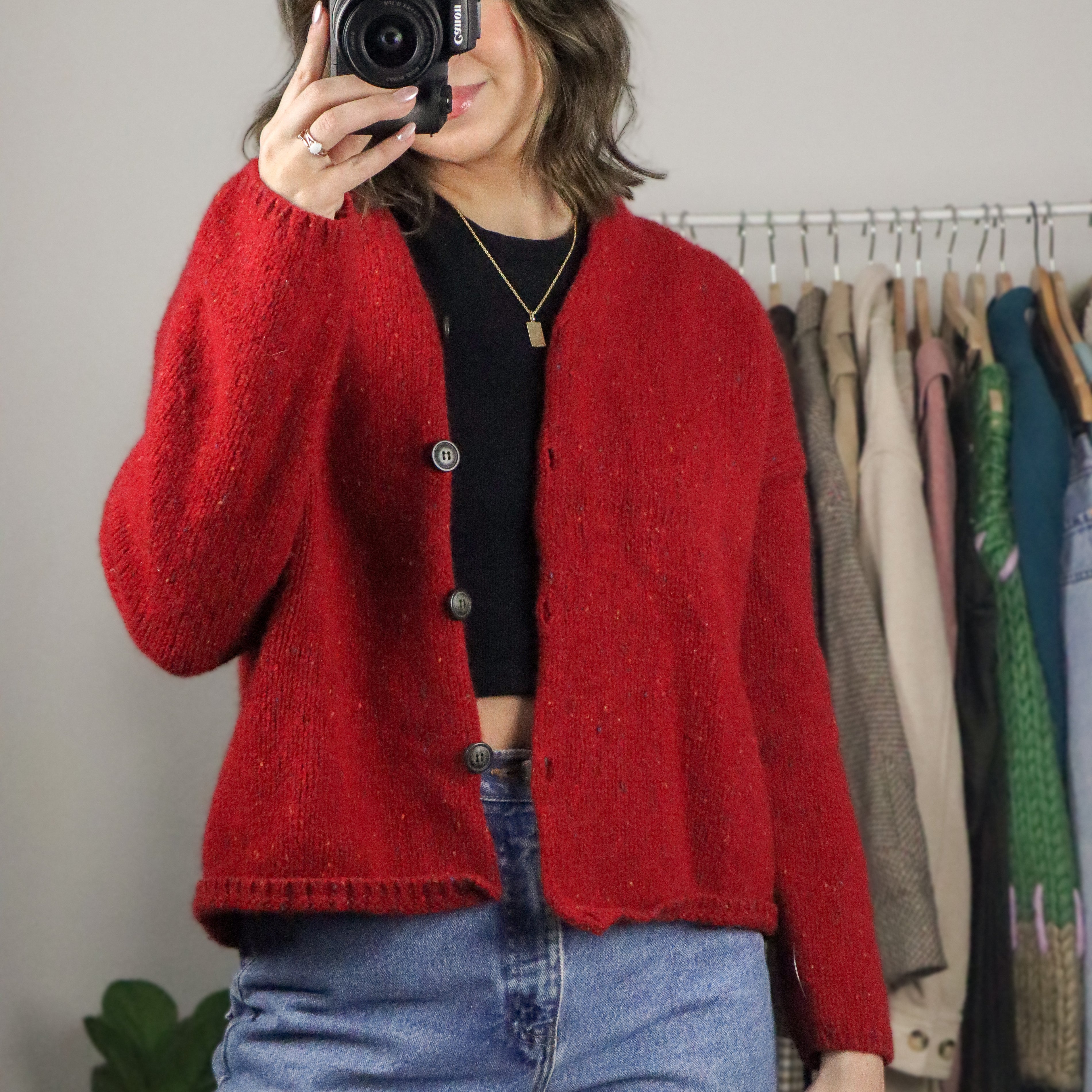 Vintage x Wool Cardigan (S)