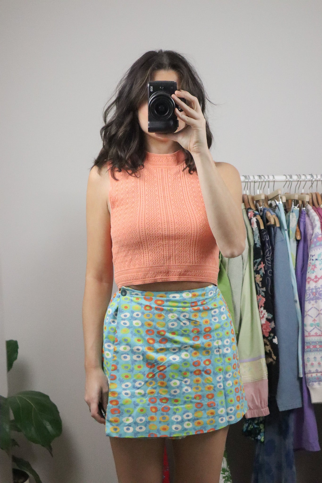 Modern x Deadstock x Cropped Textured Tank (S/M)