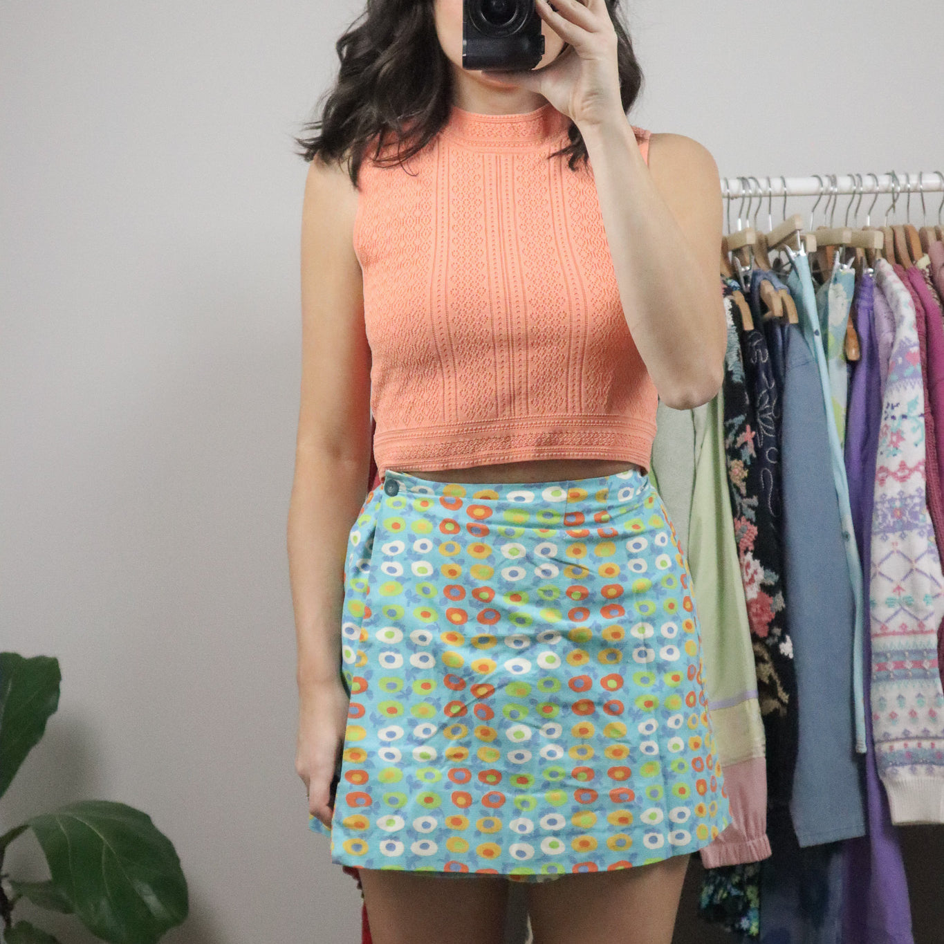 Modern x Deadstock x Cropped Textured Tank (S/M)