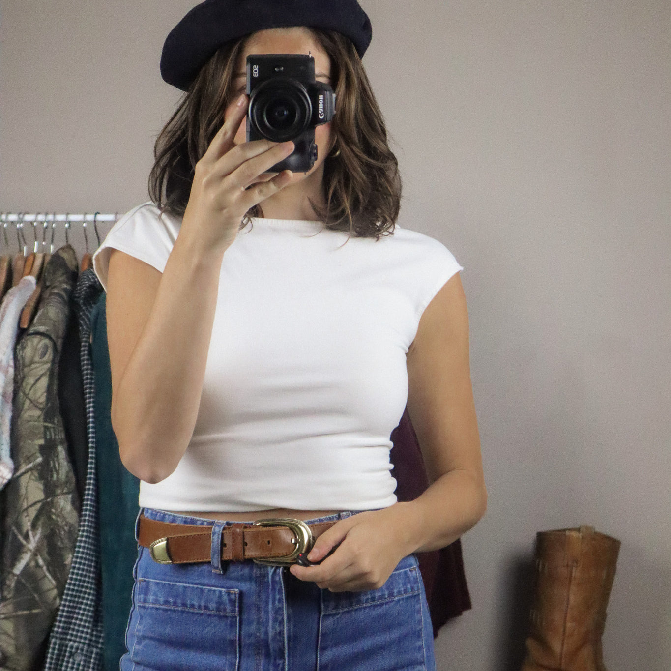 Vintage x Wool Beret