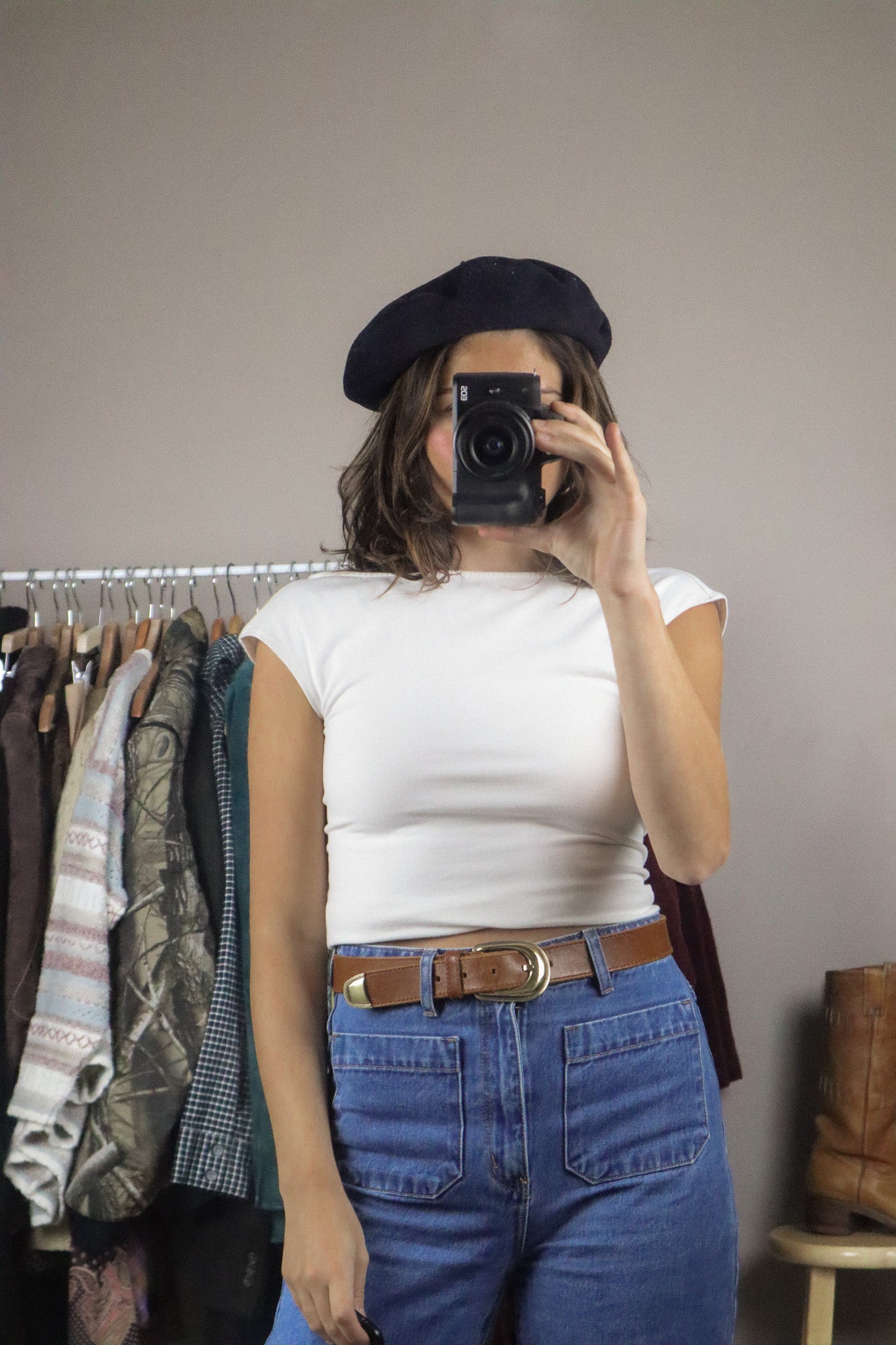 Vintage x Wool Beret