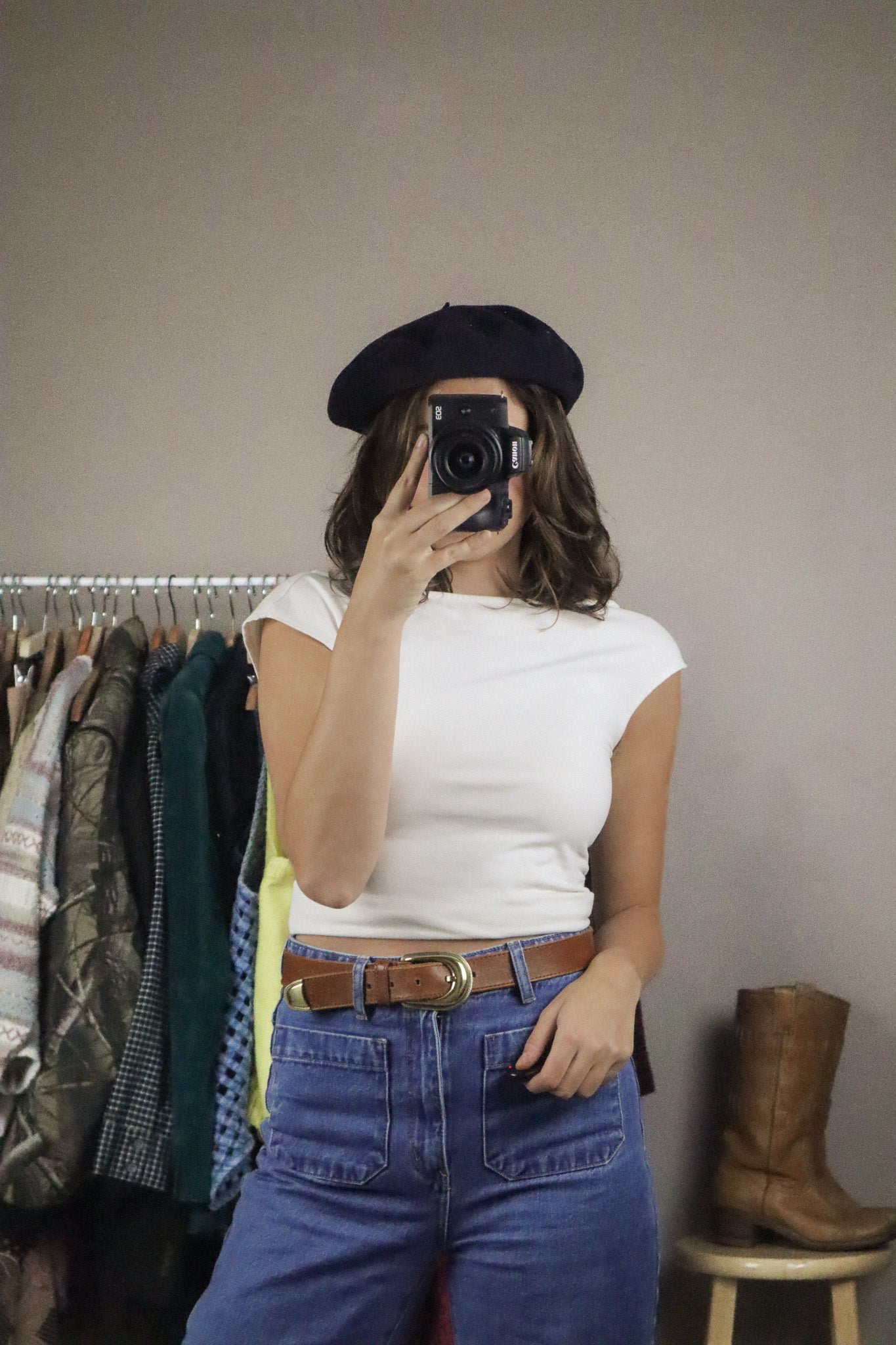 Vintage x Wool Beret