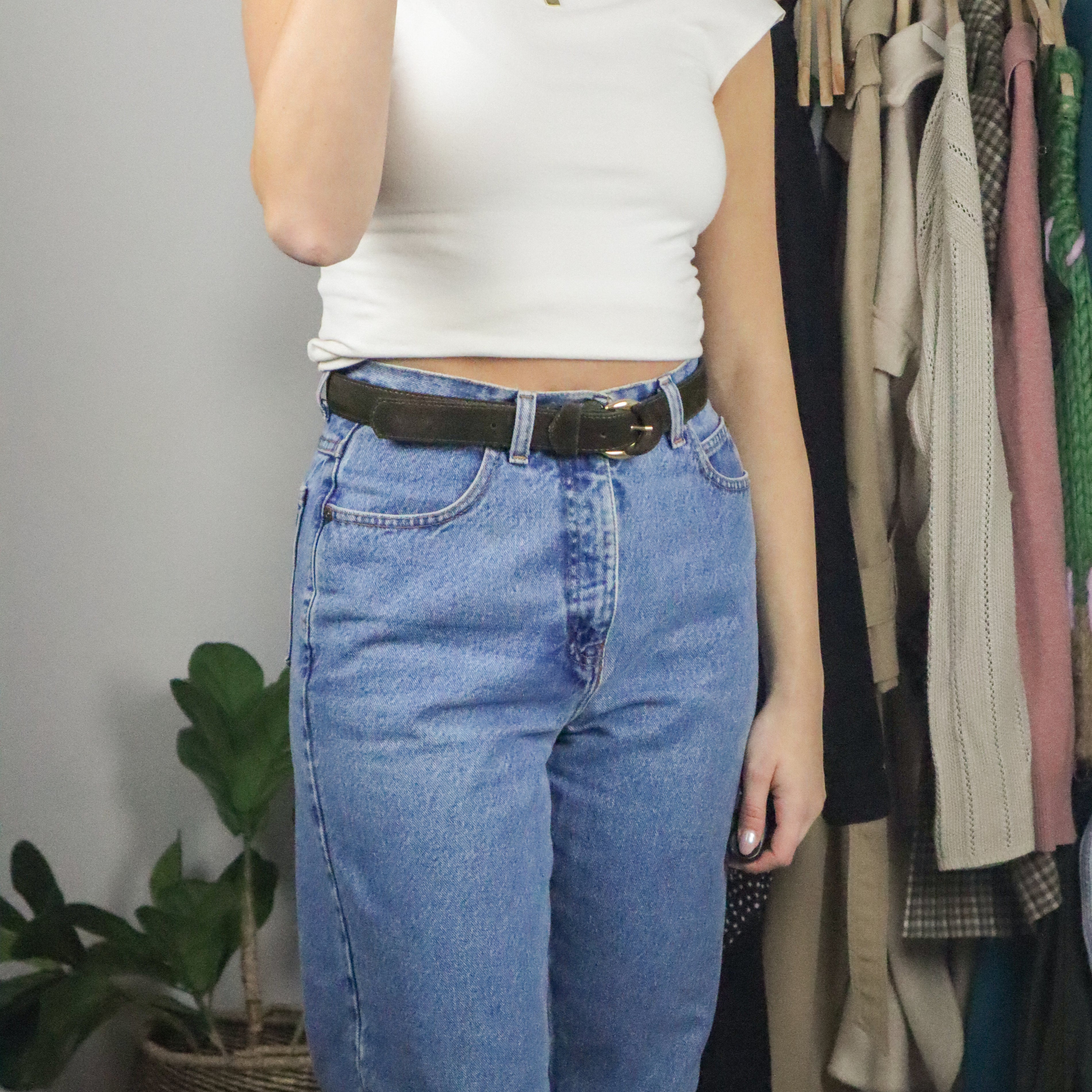 Made in Canada x Vintage x Genuine Suede Belt (M)