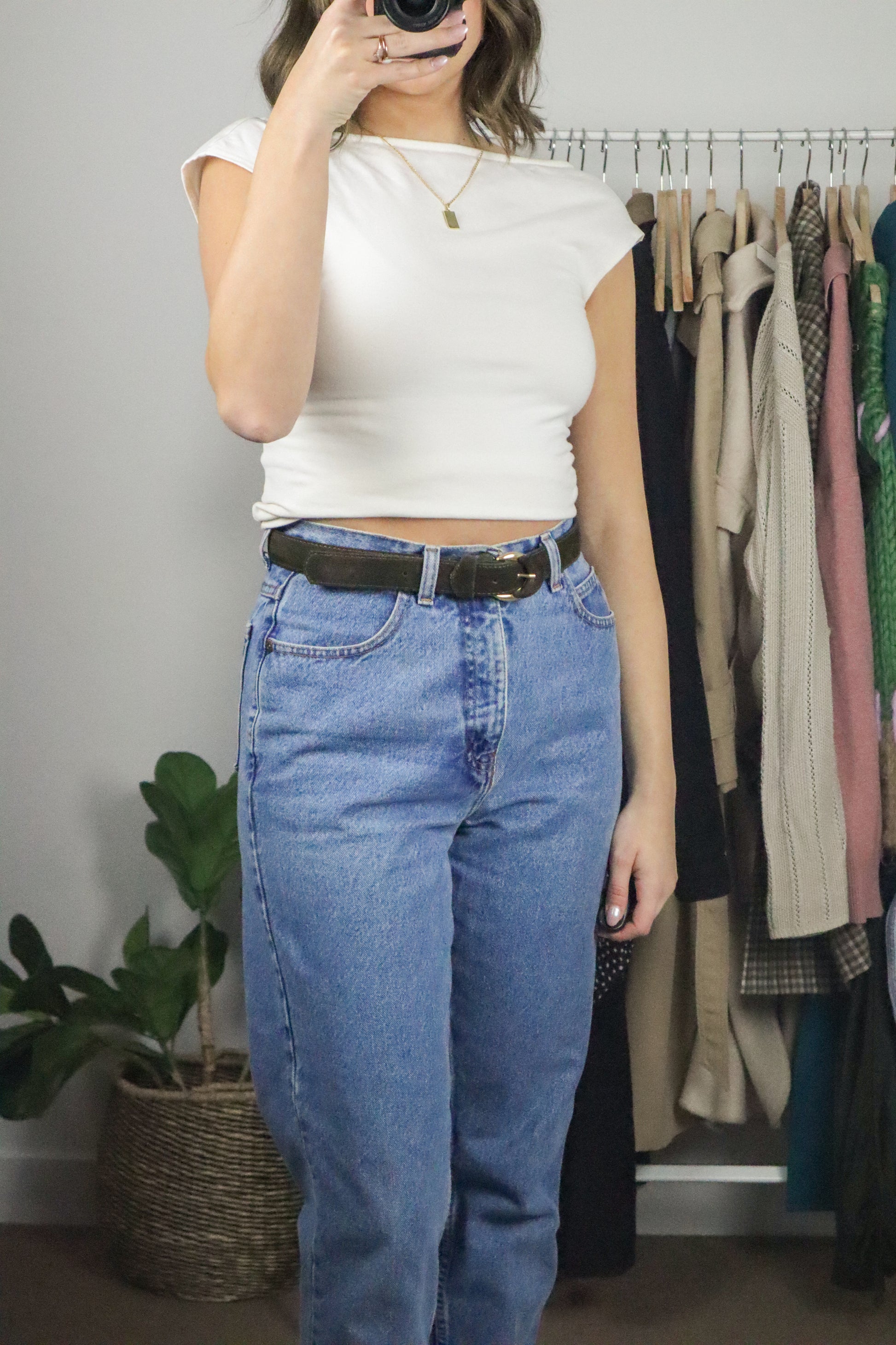 Made in Canada x Vintage x Genuine Suede Belt (M)