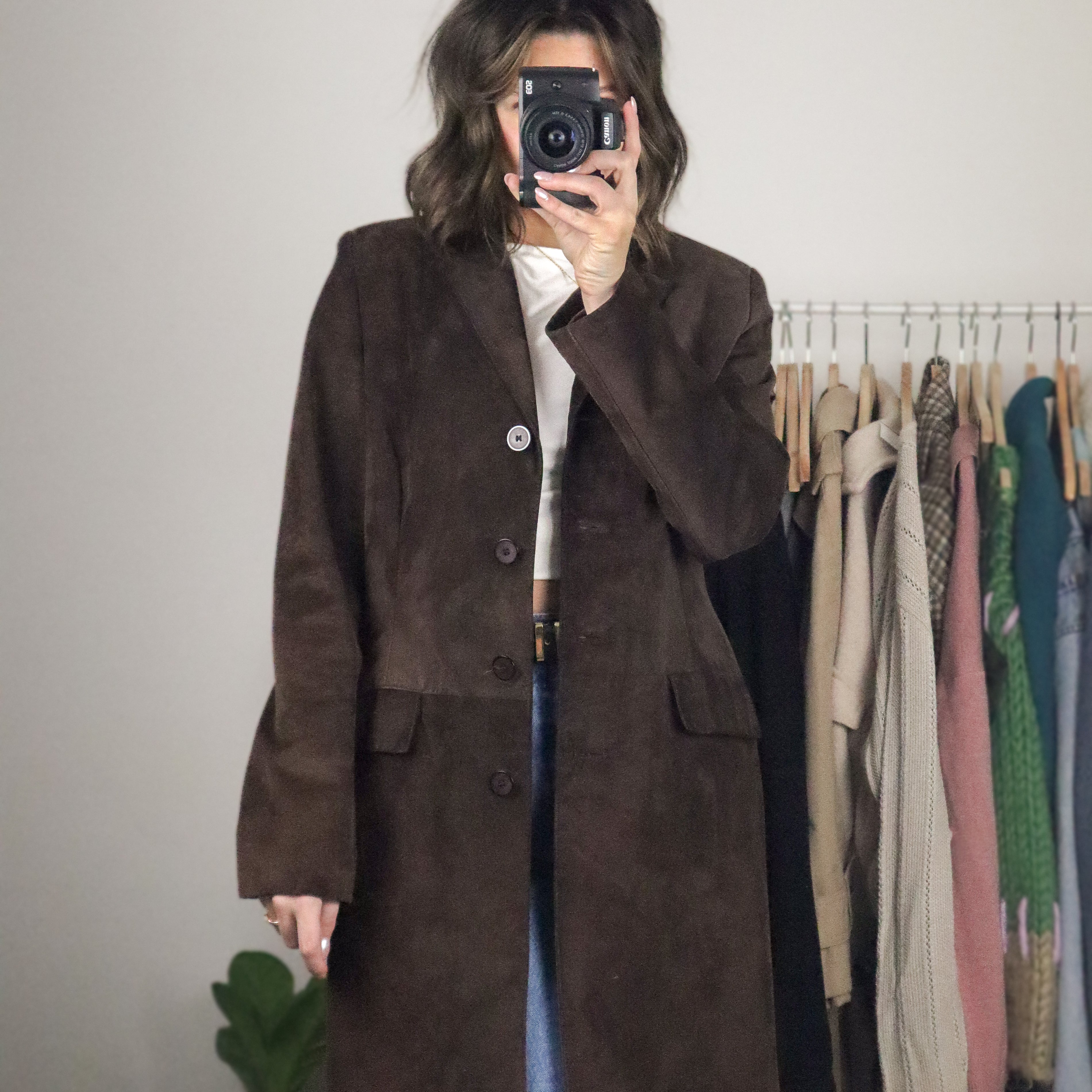 Made in Canada x Vintage x Danier Suede Jacket (XS/S)