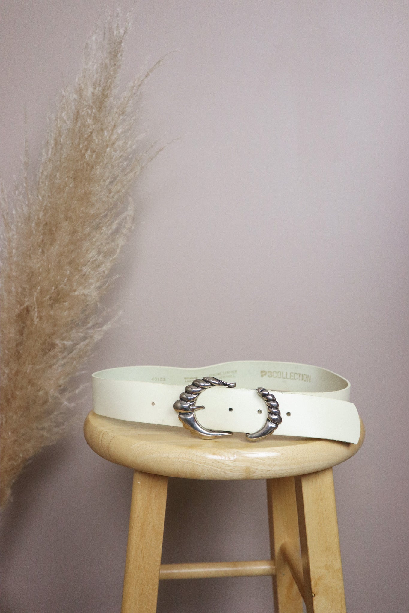 Vintage x Leather Belt (M)