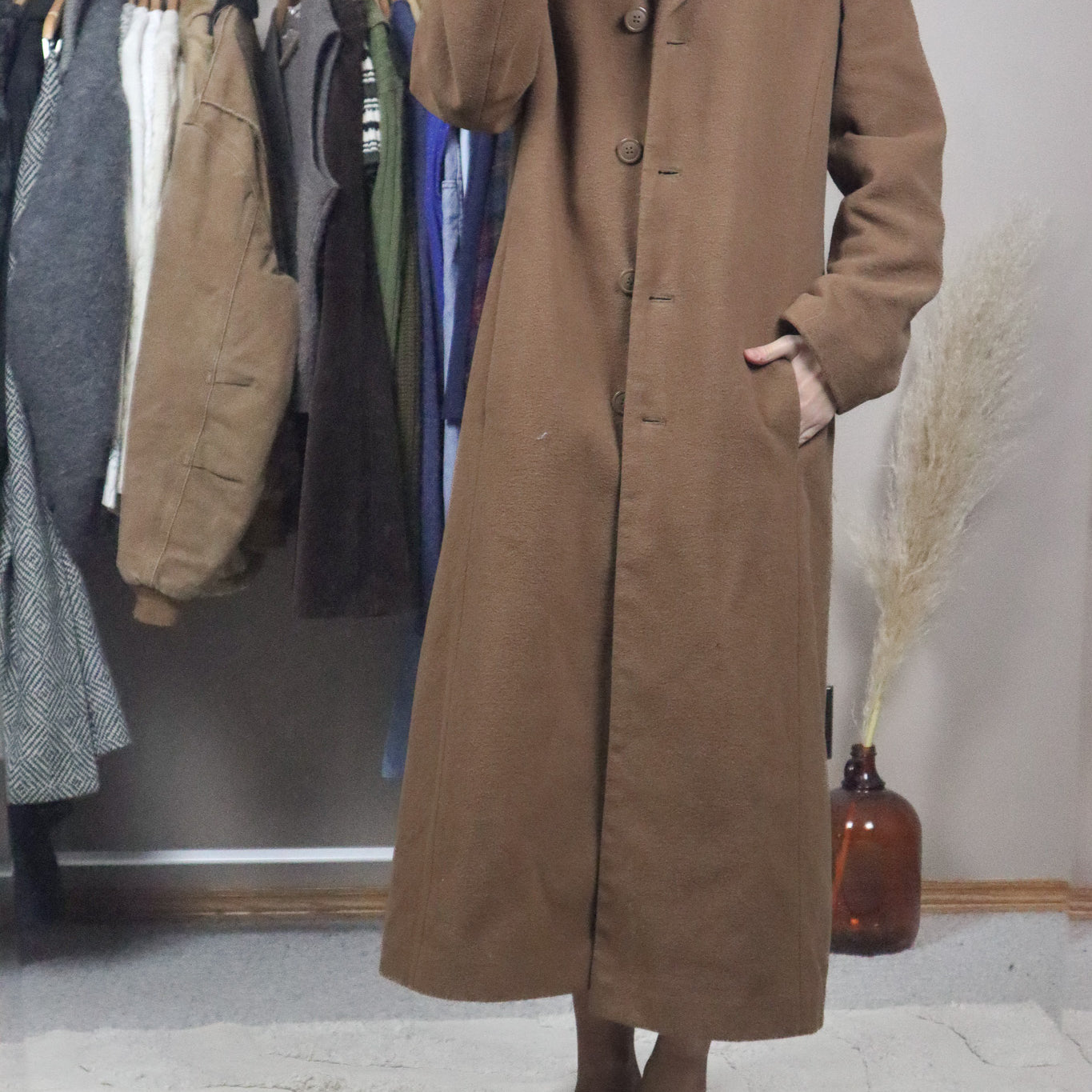 Made in Romania x Vintage x Wool Blend Coat (8-10)