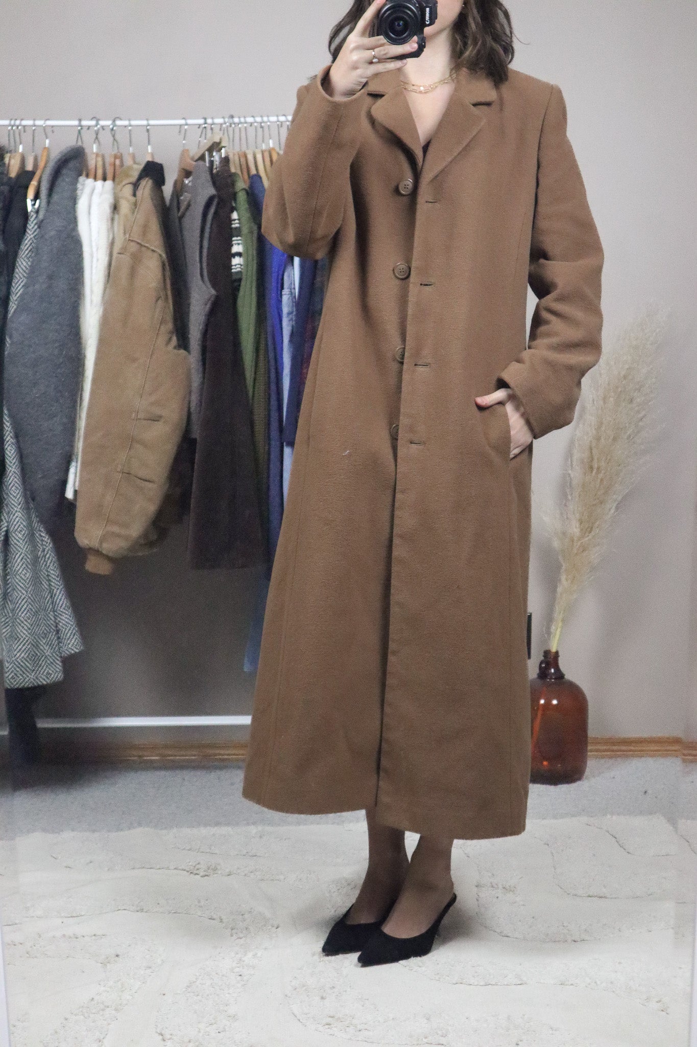 Made in Romania x Vintage x Wool Blend Coat (8-10)