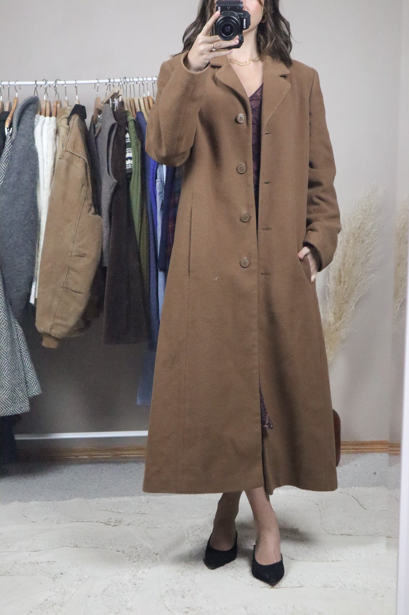 Made in Romania x Vintage x Wool Blend Coat (8-10)