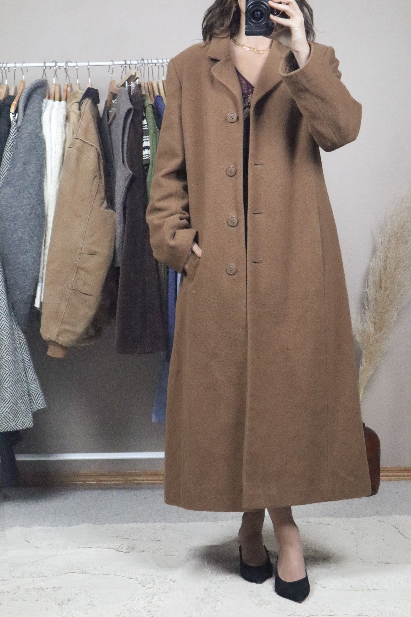 Made in Romania x Vintage x Wool Blend Coat (8-10)
