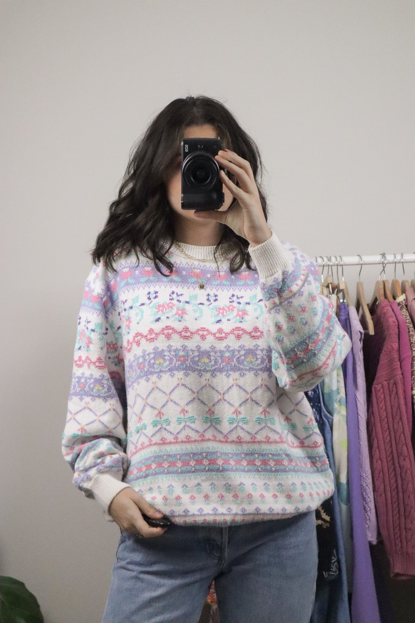 Made in Canada x Vintage x Patterned Knit (XL/XXL)