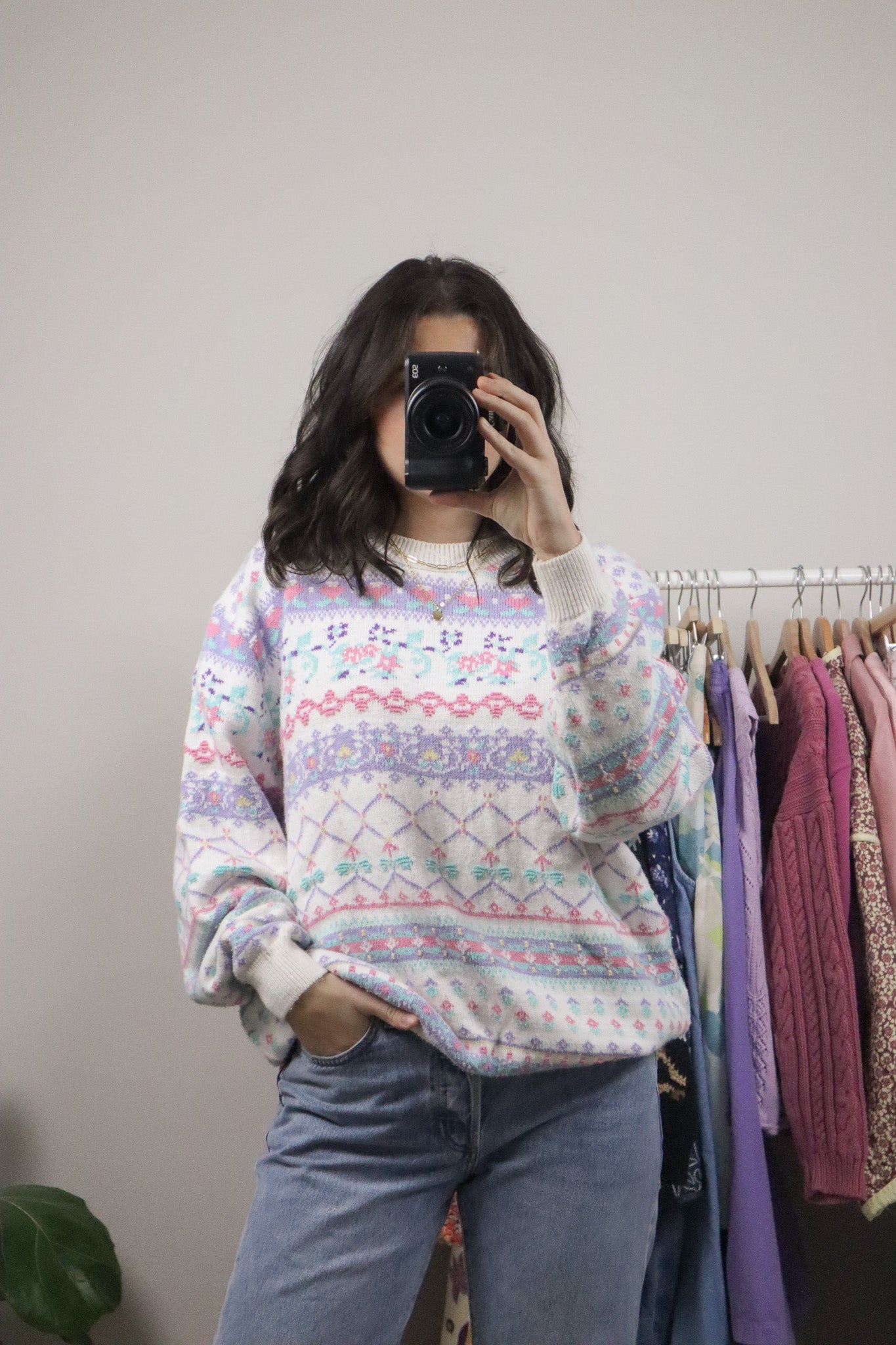 Made in Canada x Vintage x Patterned Knit (XL/XXL)